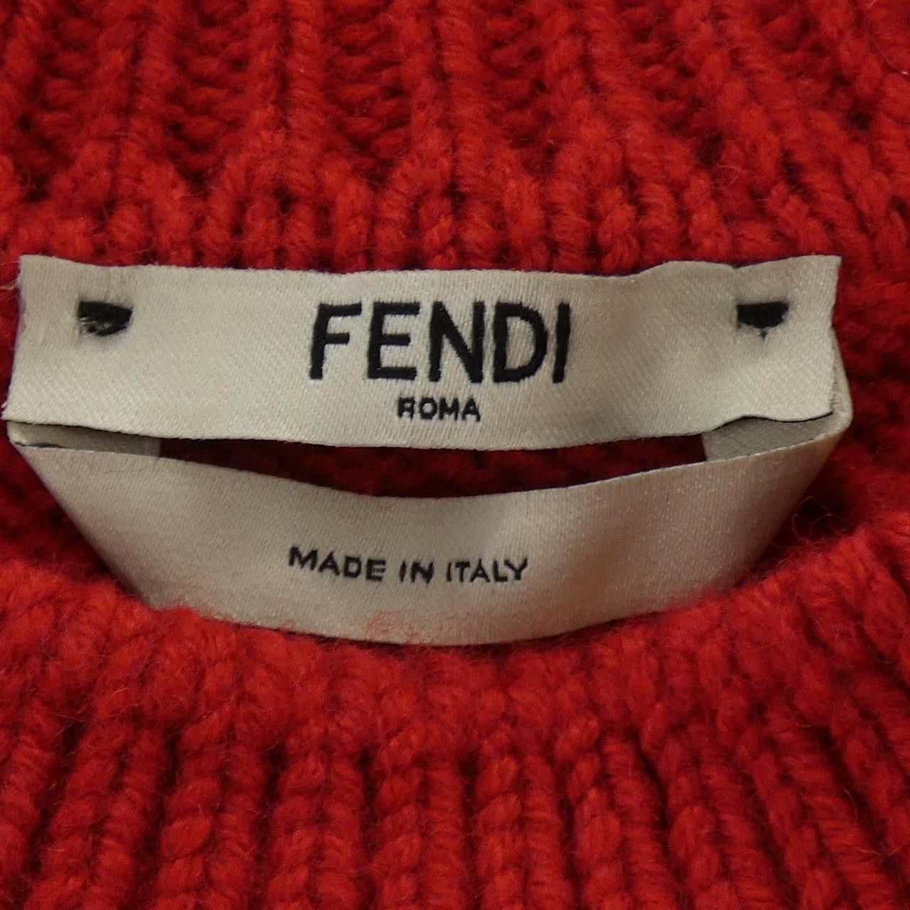 Fendi Fendi Fendi Cashmere Blend Knit Textile Tops FZY927 AAER DUTY FREE for USA Size ONE SIZE - 4 Thumbnail