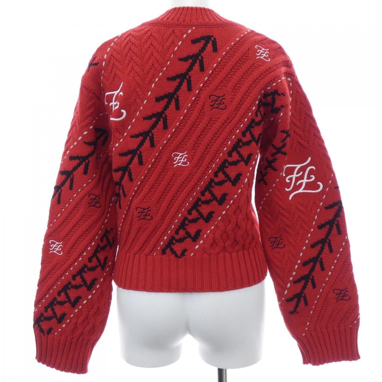 Fendi Fendi Fendi Cashmere Blend Knit Textile Tops FZY927 AAER DUTY FREE for USA Size ONE SIZE - 2 Thumbnail