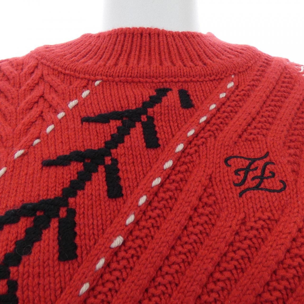 Fendi Fendi Fendi Cashmere Blend Knit Textile Tops FZY927 AAER DUTY FREE for USA Size ONE SIZE - 5 Thumbnail