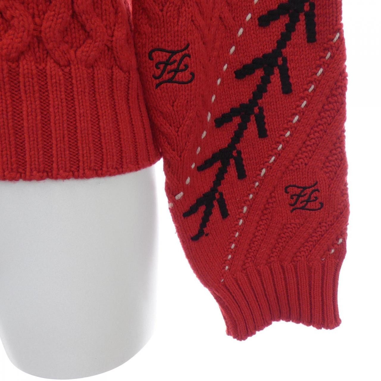 Fendi Fendi Fendi Cashmere Blend Knit Textile Tops FZY927 AAER DUTY FREE for USA Size ONE SIZE - 6 Thumbnail