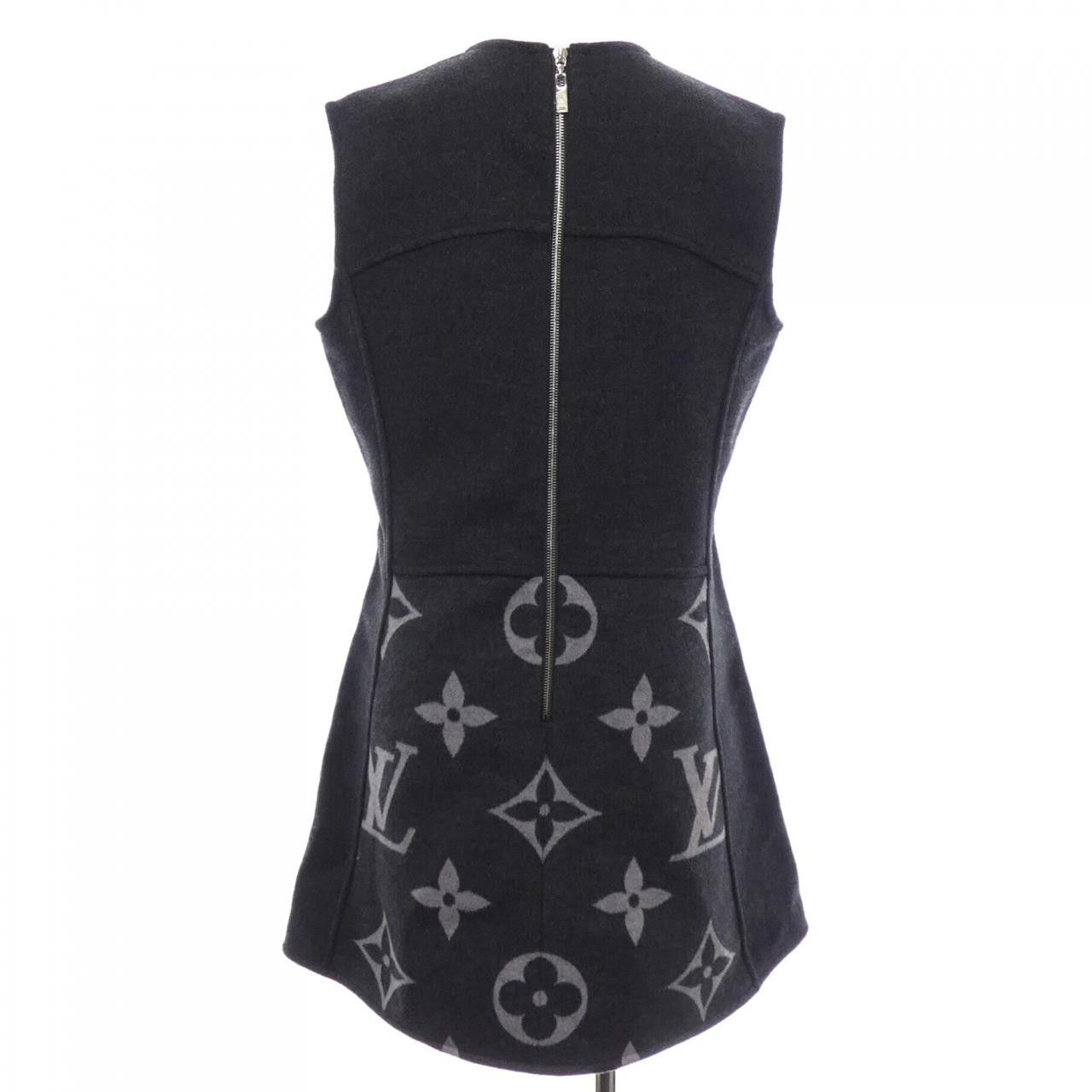 Louis Vuitton Louis Vuitton Louis Vuitton Sleeveless A Line Dress Textile Dresses FJDR04TUV DUTY FREE for USA Size ONE SIZE - 2 Thumbnail