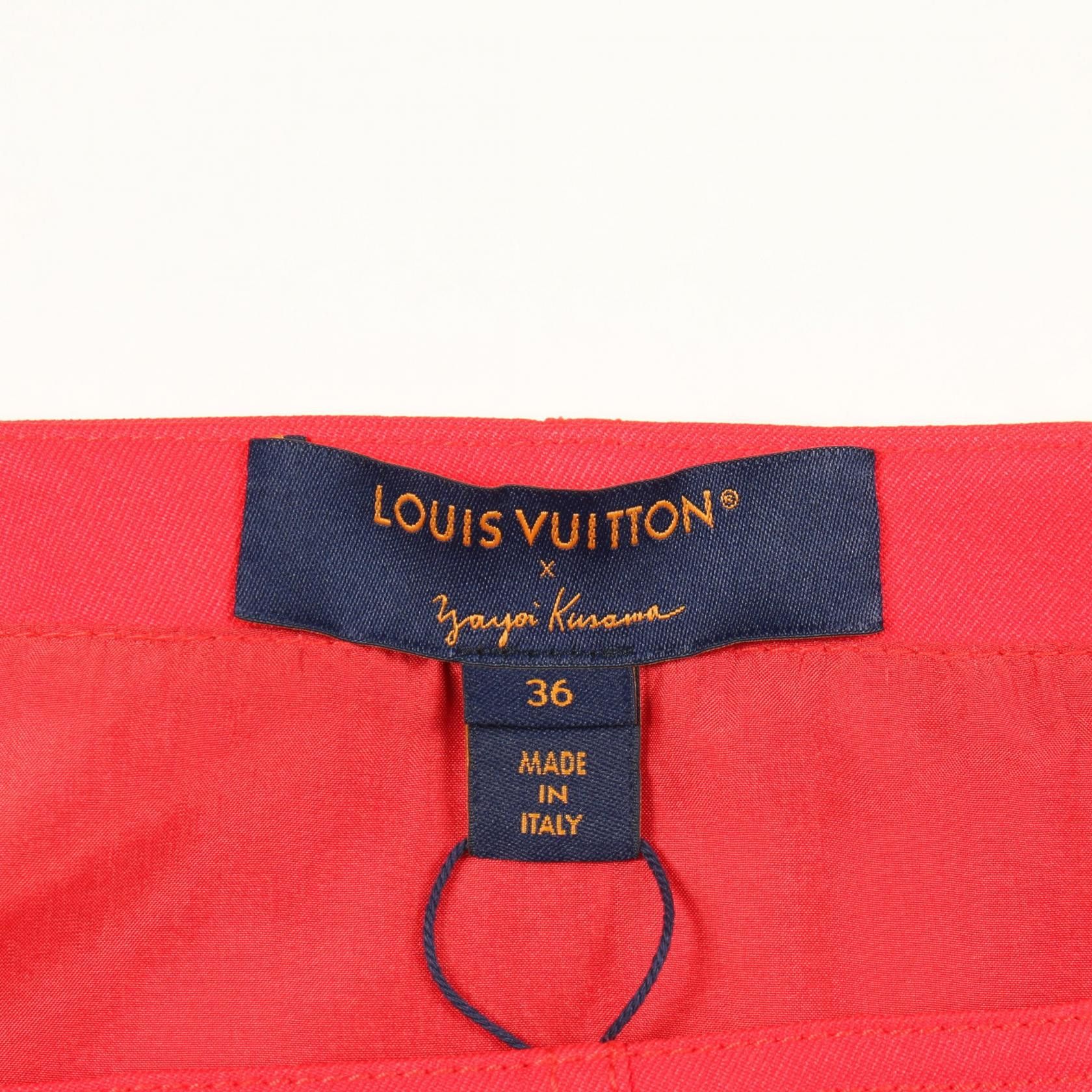 Louis Vuitton Louis Vuitton Louis Vuitton LV × YK Technical Gabardine Skirt Limited Textile Skirts DUTY FREE for USA Size ONE SIZE - 3 Thumbnail