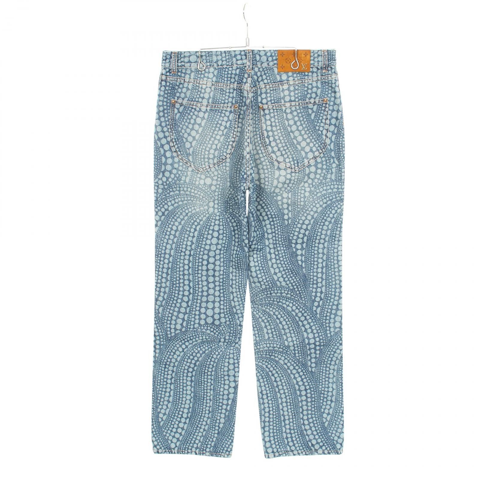 Louis Vuitton Louis Vuitton Louis Vuitton LV × YK Allover Pumpkin Cotton Pants Limited Textile Bottoms DUTY FREE for USA Size ONE SIZE - 2 Thumbnail