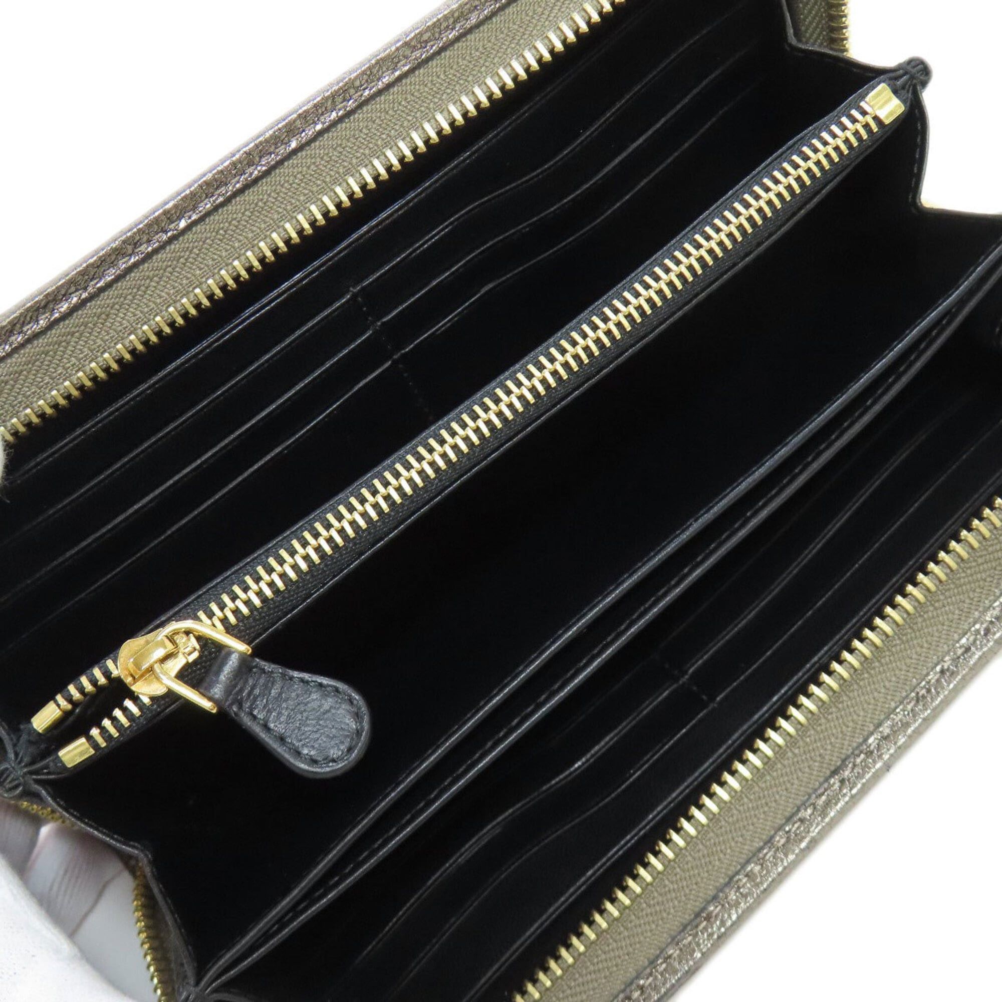 Loewe LOEWE Round Long Wallet Leather Women's Size ONE SIZE - 3 Thumbnail