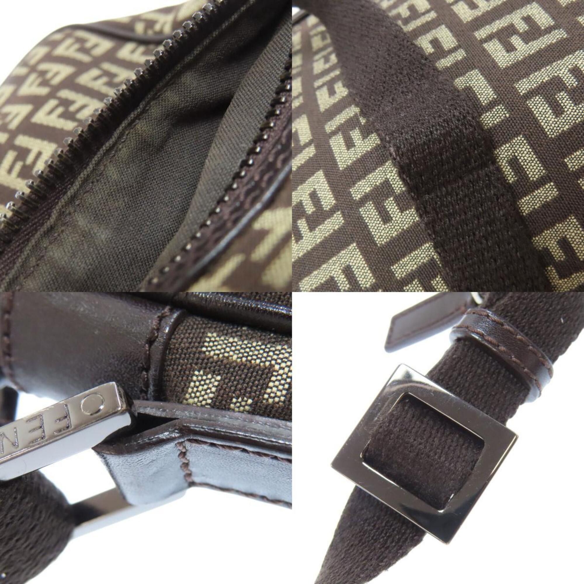 Fendi FENDI Zucca pattern shoulder bag canvas for women Size ONE SIZE - 8 Thumbnail