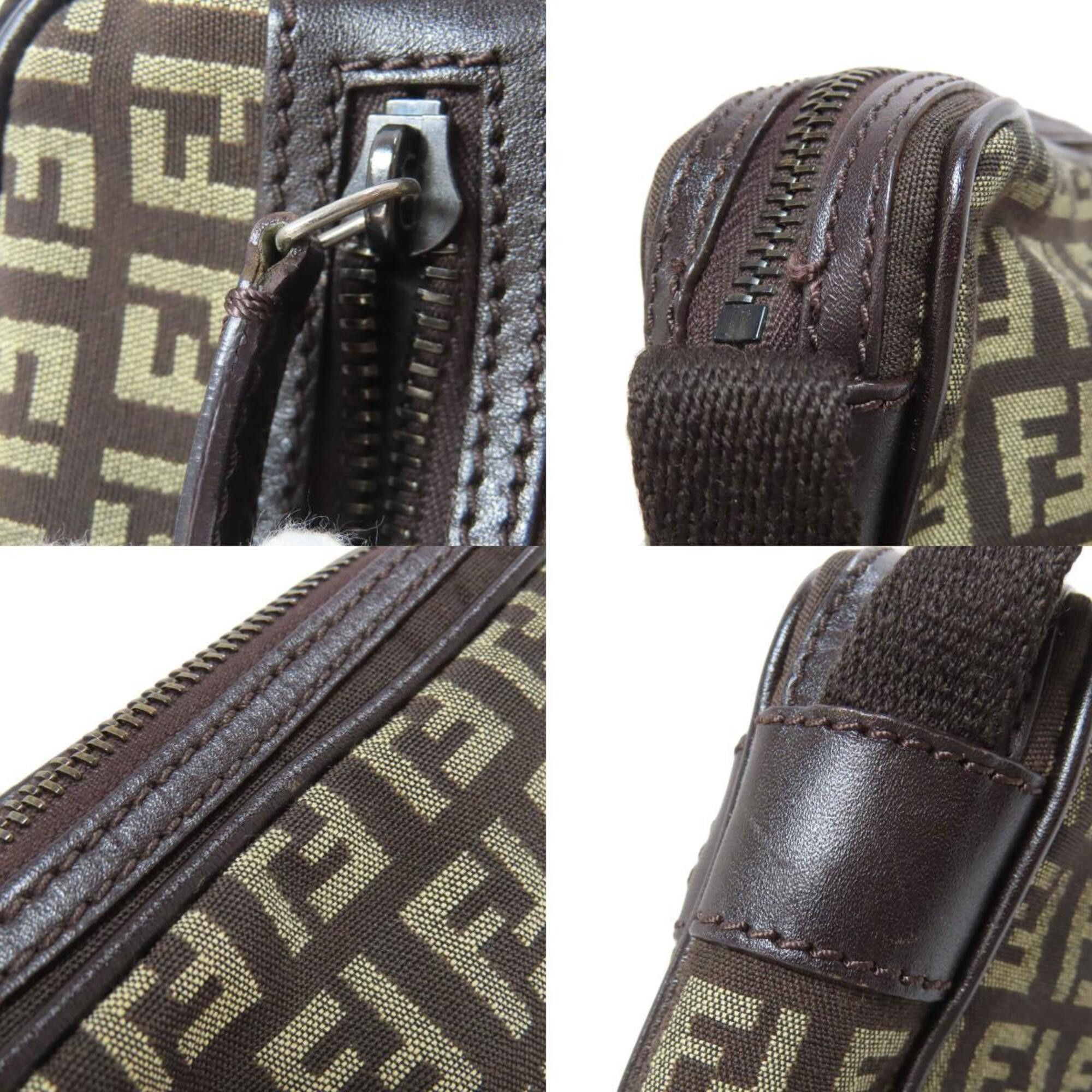 Fendi FENDI Zucca pattern shoulder bag canvas for women Size ONE SIZE - 7 Thumbnail