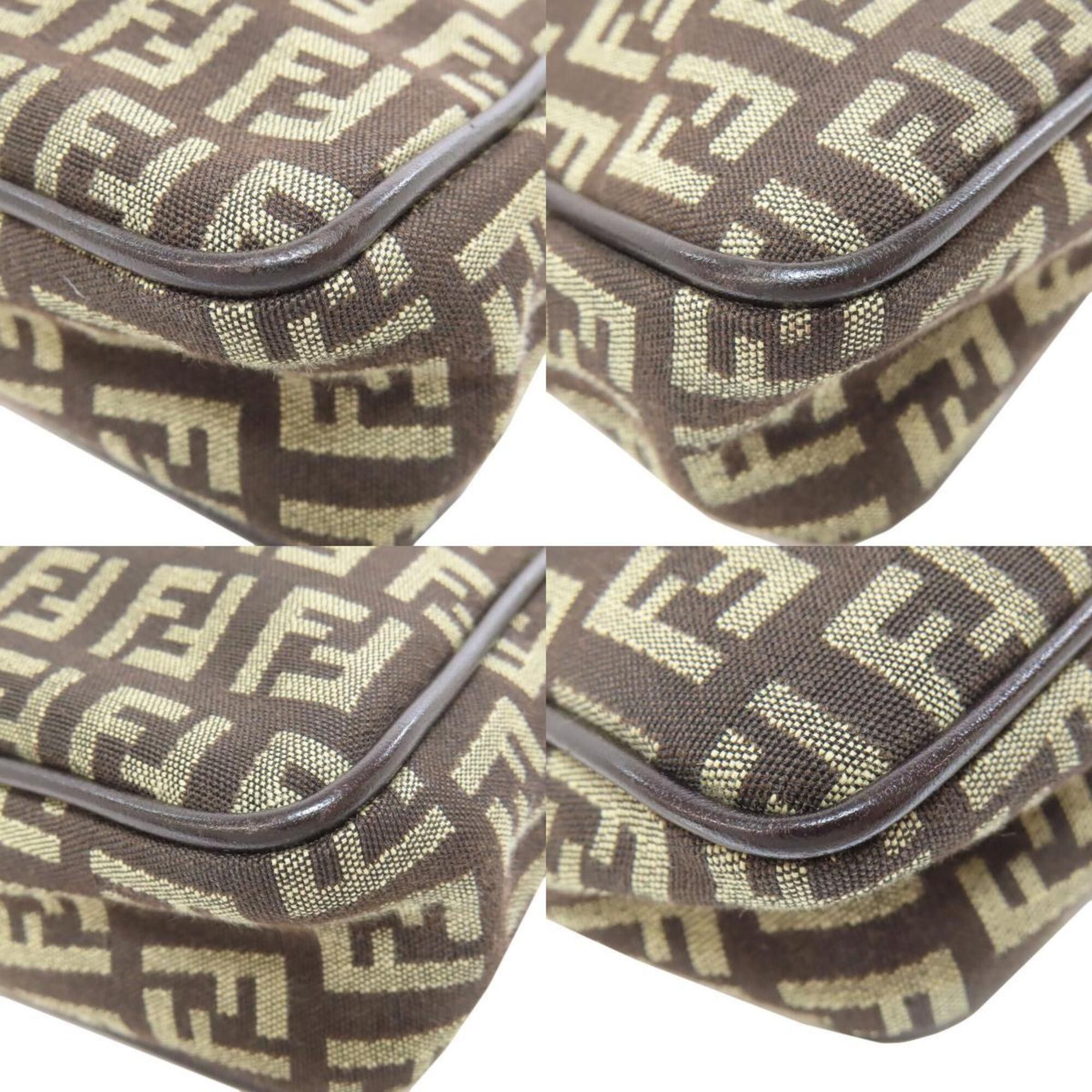 Fendi FENDI Zucca pattern shoulder bag canvas for women Size ONE SIZE - 9 Thumbnail