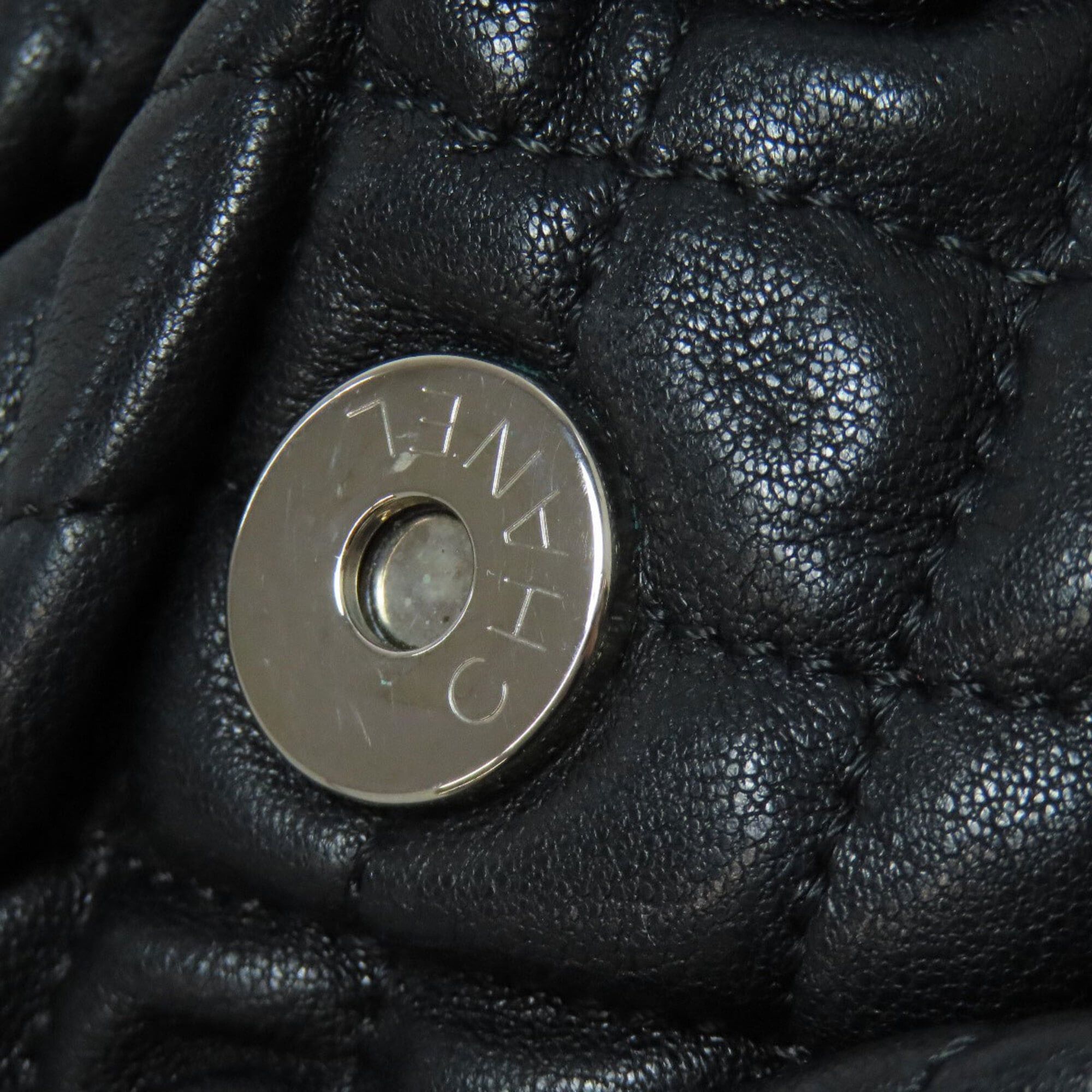 Chanel Chanel Chain Shoulder Bag, Matelasse, Silver Hardware, Calfskin, Women's Size ONE SIZE - 15 Thumbnail