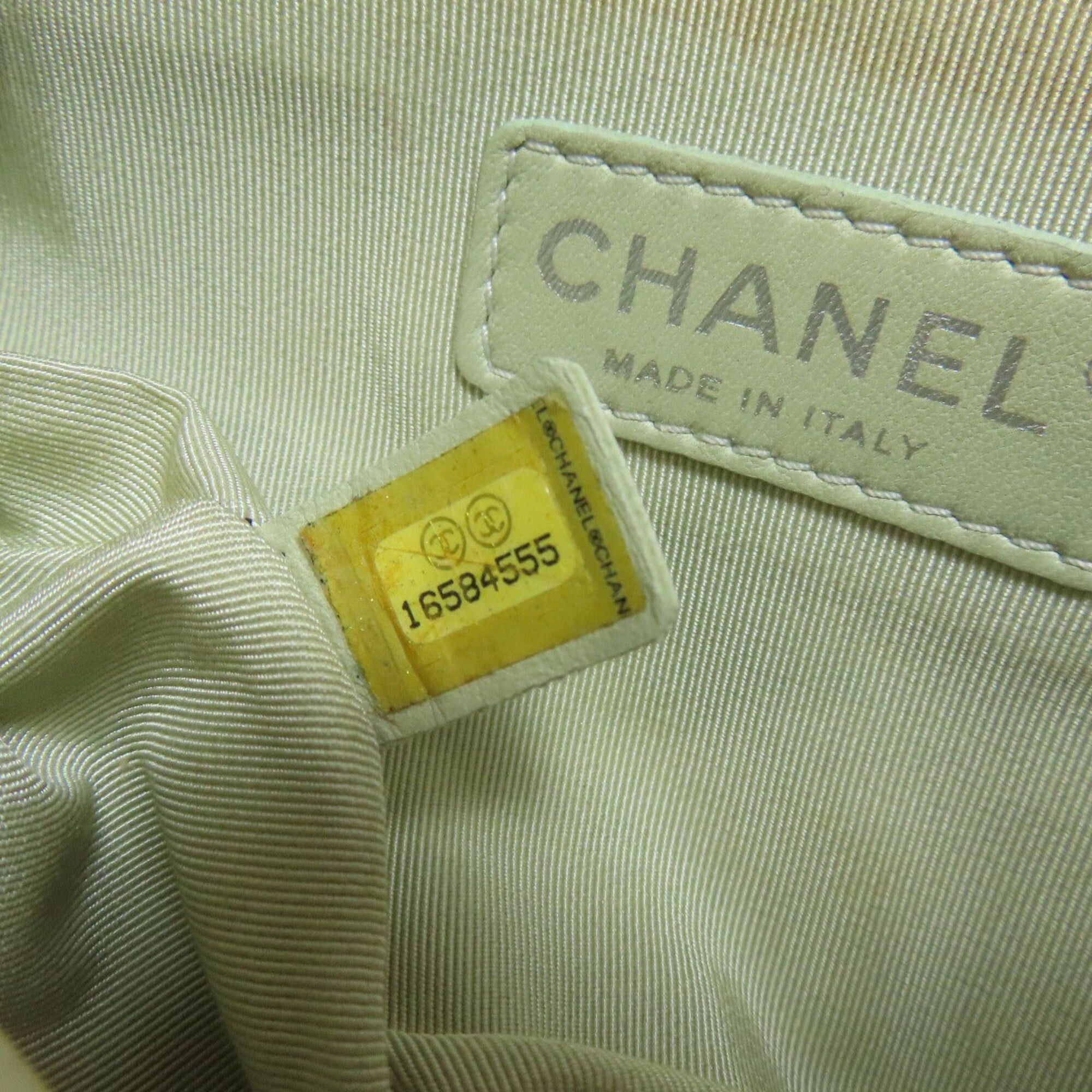 Chanel Chanel Chain Shoulder Bag, Matelasse, Silver Hardware, Calfskin, Women's Size ONE SIZE - 7 Thumbnail