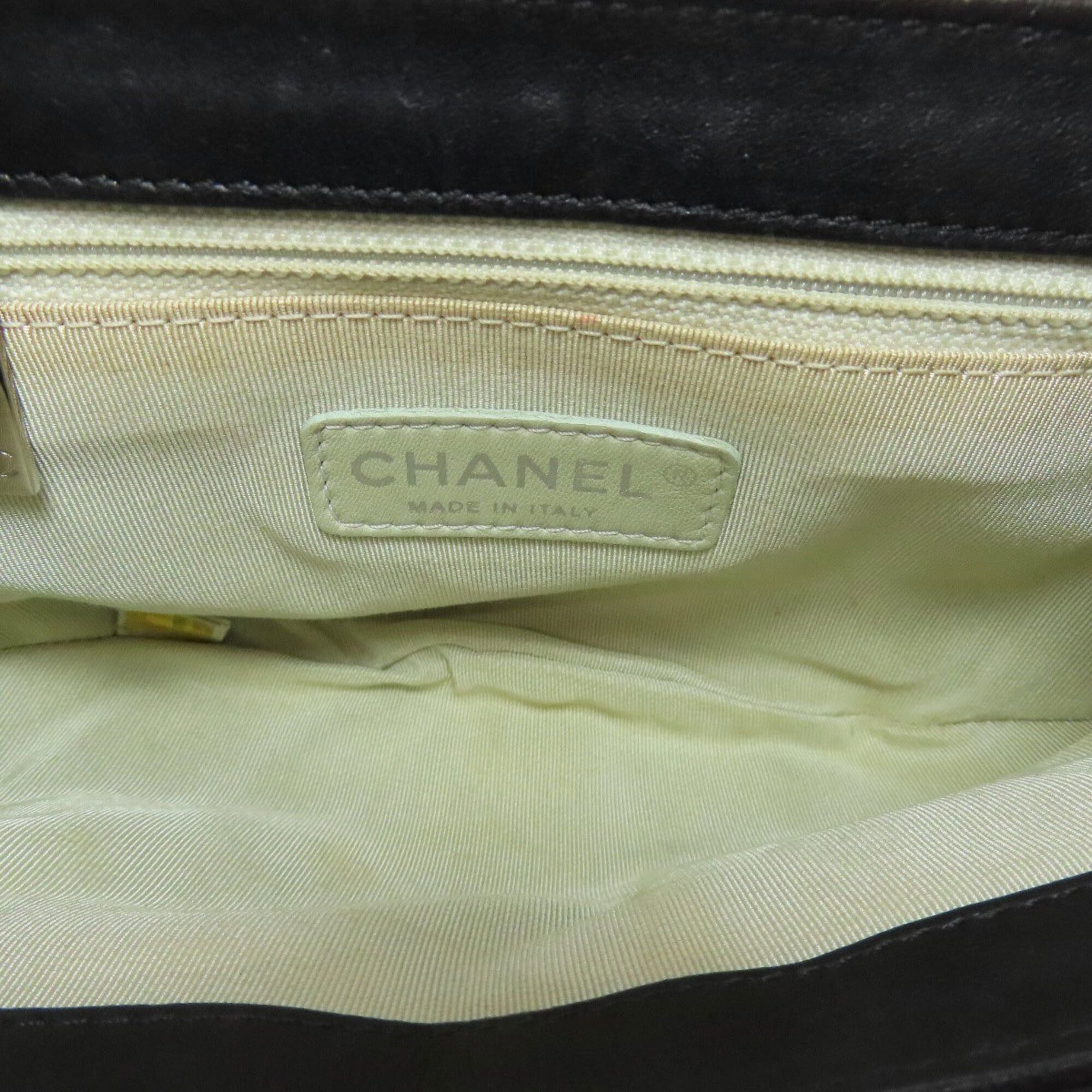 Chanel Chanel Chain Shoulder Bag, Matelasse, Silver Hardware, Calfskin, Women's Size ONE SIZE - 5 Thumbnail