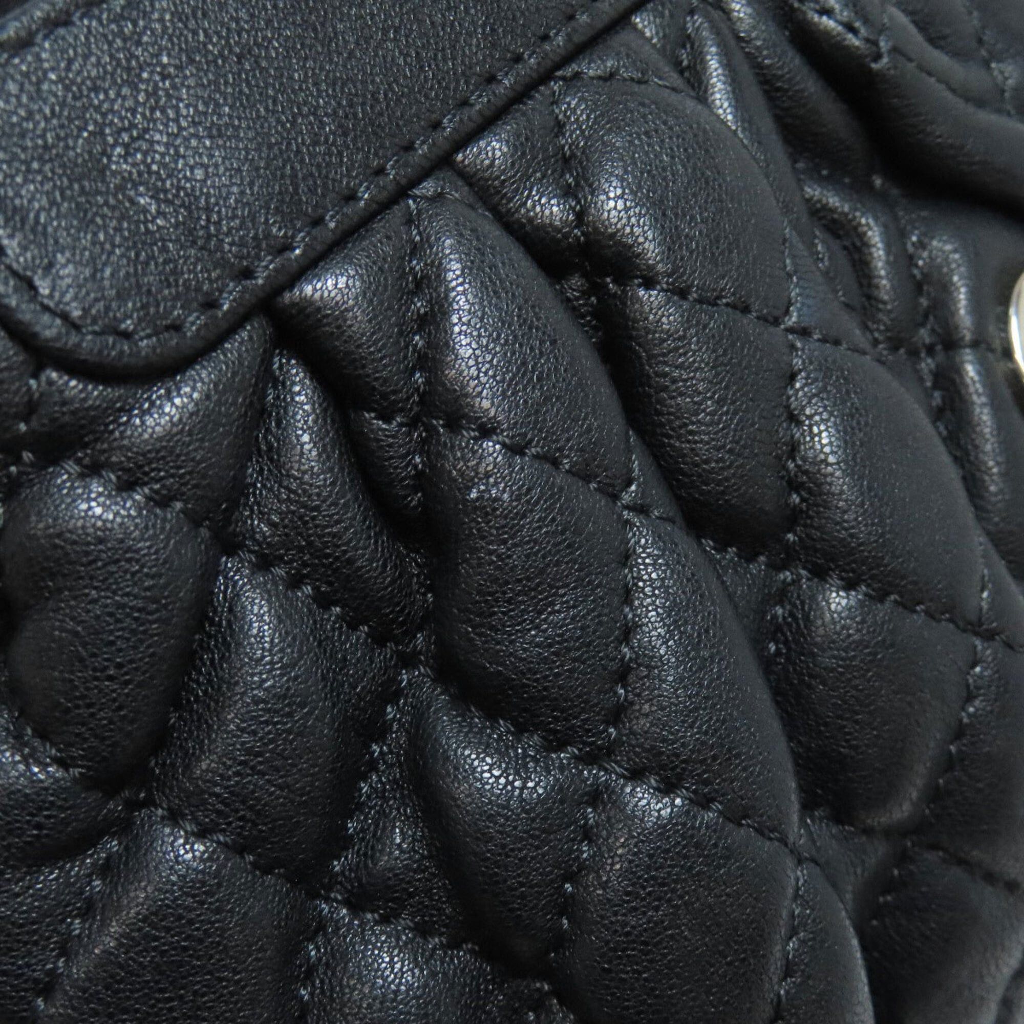 Chanel Chanel Chain Shoulder Bag, Matelasse, Silver Hardware, Calfskin, Women's Size ONE SIZE - 16 Thumbnail