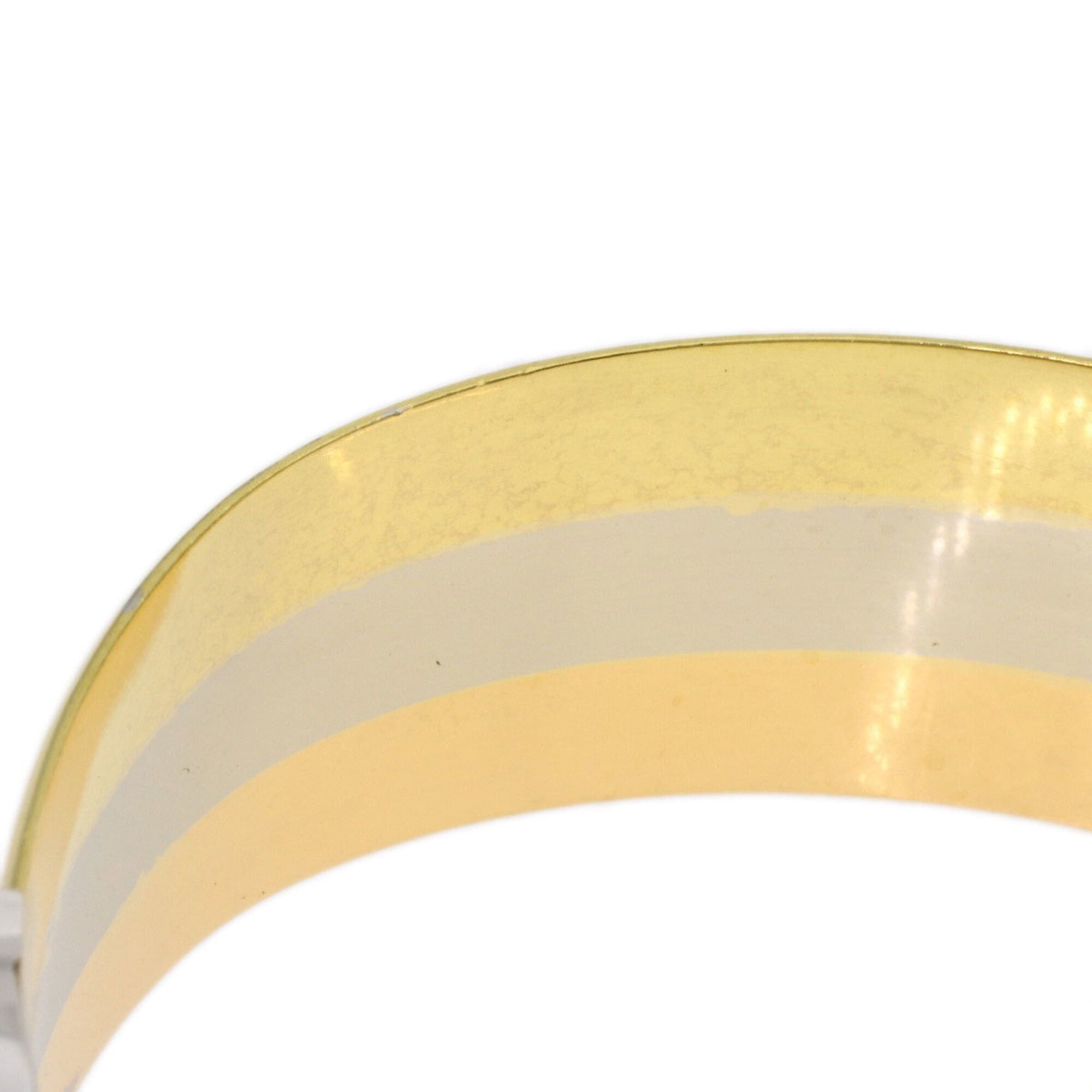 Cartier Cartier Vintage 2C Large Diamond Bracelet from the 1970s-1980s in 18K Yellow Gold/18KPG/18KWG for Women Size ONE SIZE - 6 Thumbnail