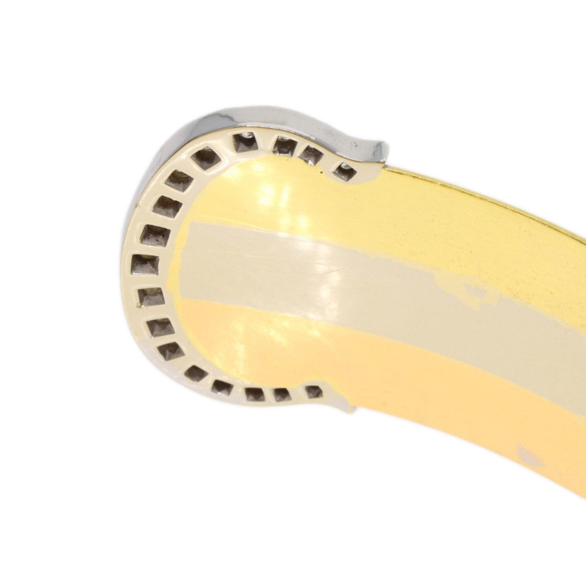 Cartier Cartier Vintage 2C Large Diamond Bracelet from the 1970s-1980s in 18K Yellow Gold/18KPG/18KWG for Women Size ONE SIZE - 8 Thumbnail