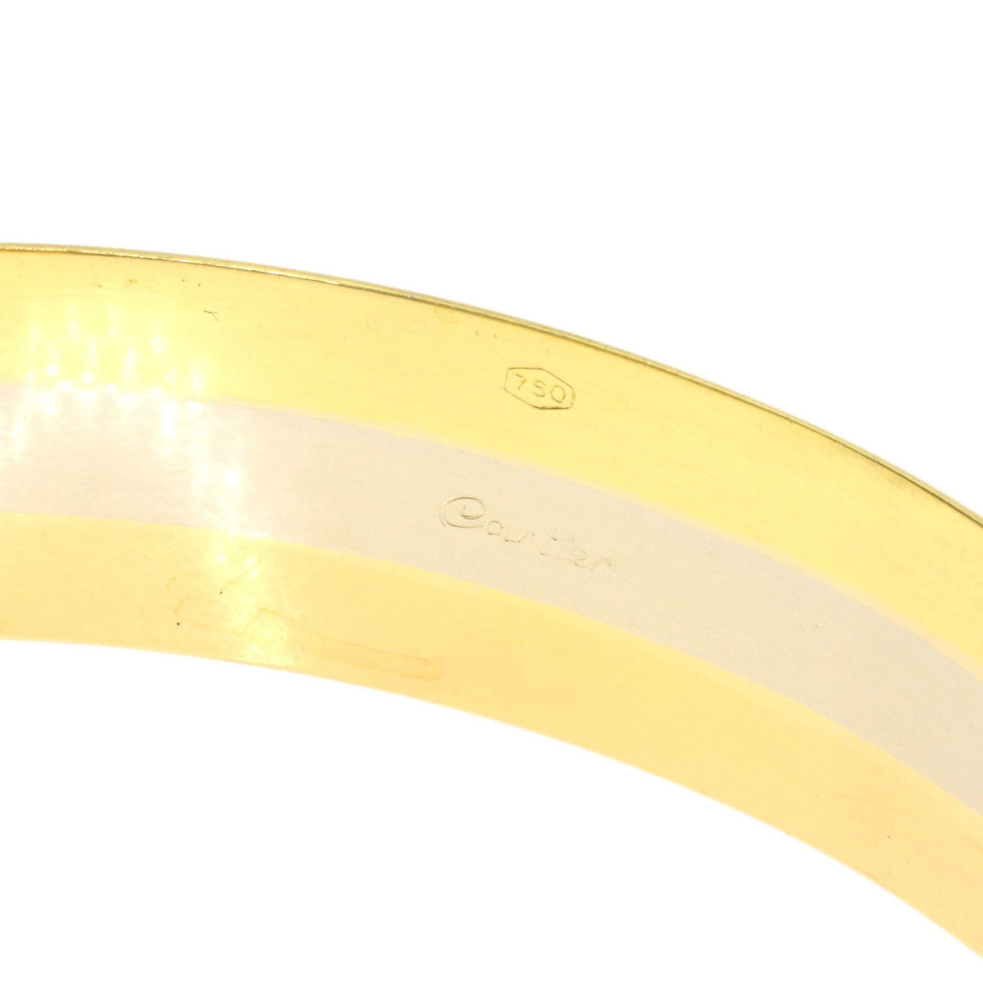 Cartier Cartier Vintage 2C Large Diamond Bracelet from the 1970s-1980s in 18K Yellow Gold/18KPG/18KWG for Women Size ONE SIZE - 4 Thumbnail