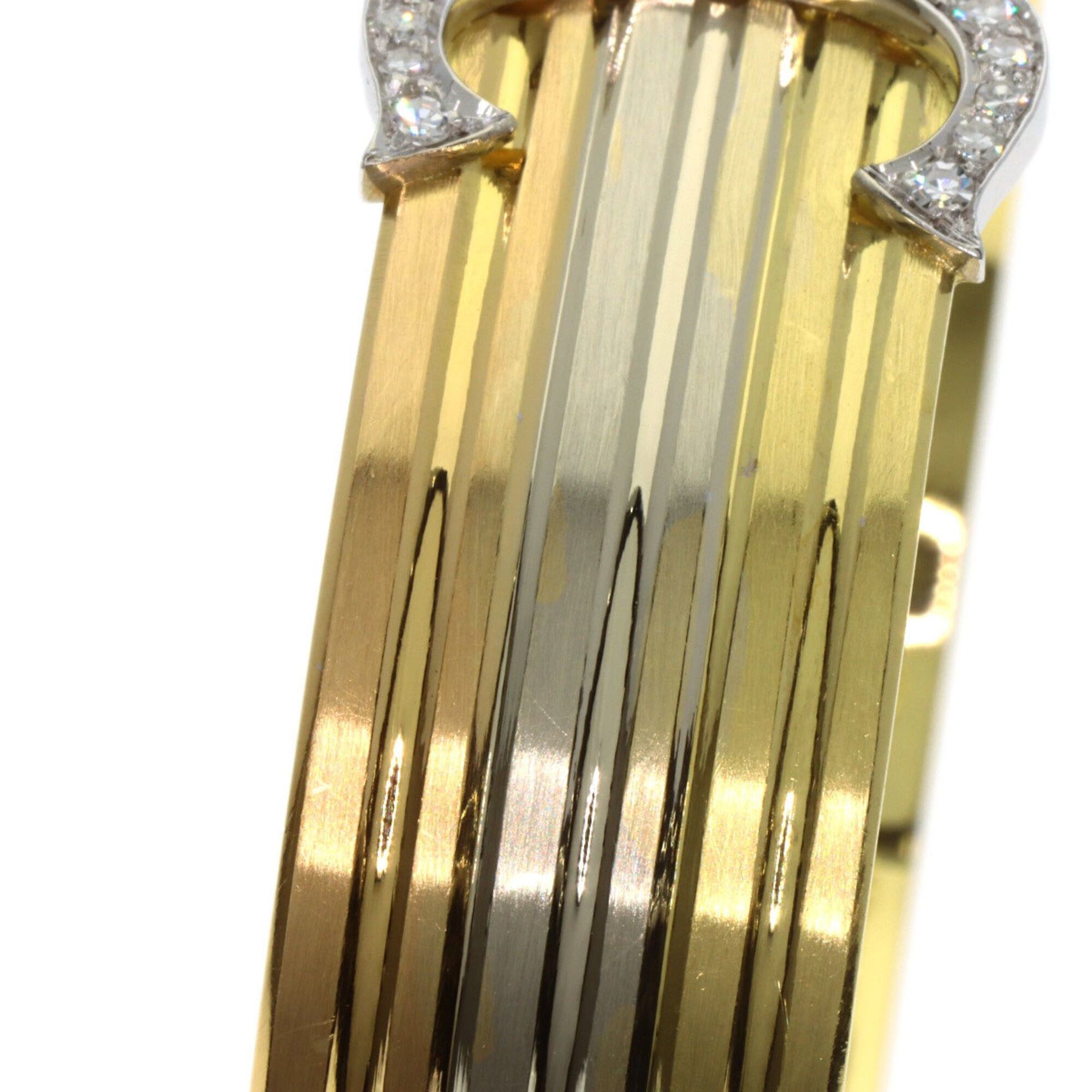 Cartier Cartier Vintage 2C Large Diamond Bracelet from the 1970s-1980s in 18K Yellow Gold/18KPG/18KWG for Women Size ONE SIZE - 10 Thumbnail