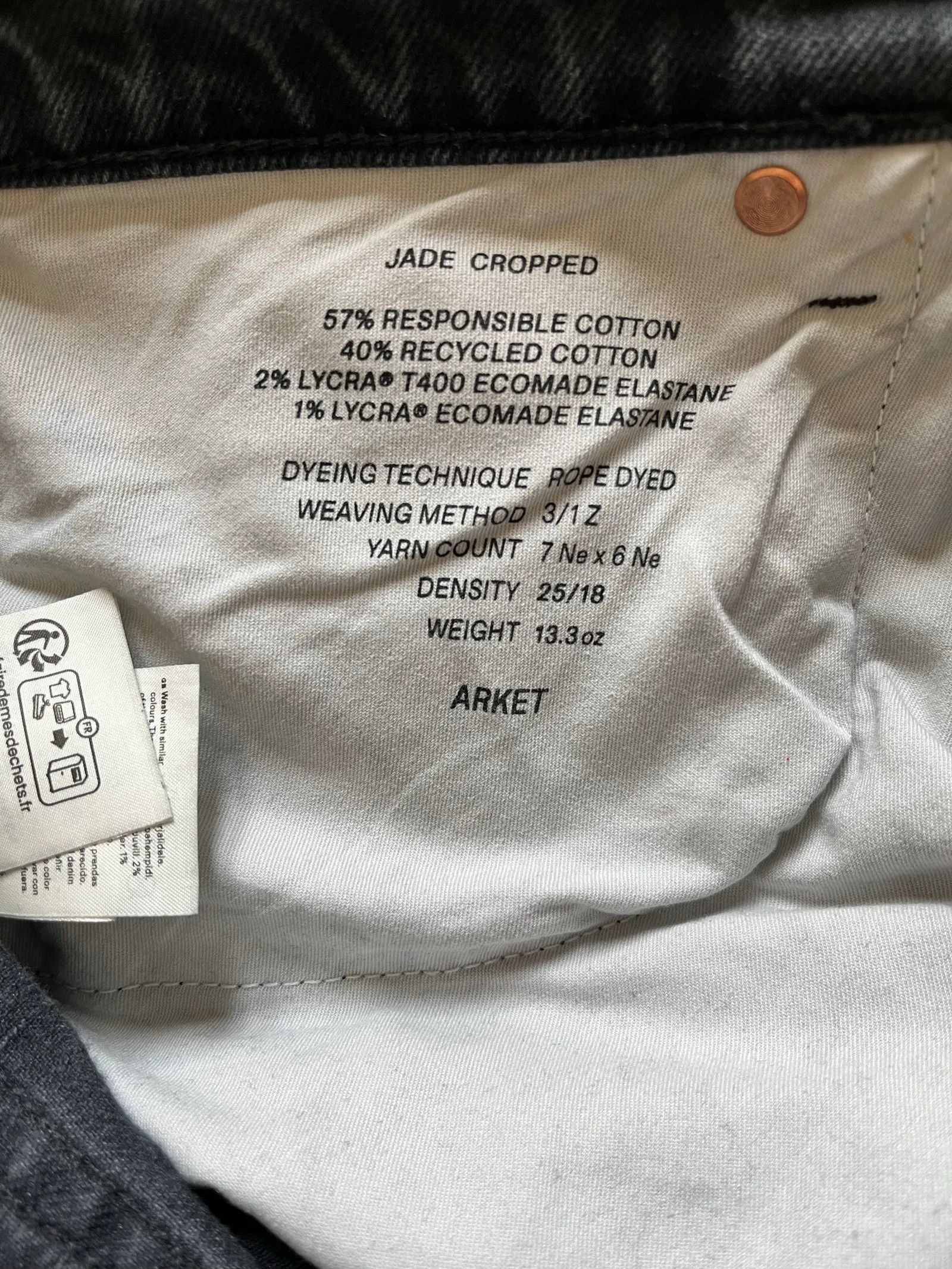 Arket Arket Jade, cropped Jeans Size 29" - 2 Thumbnail