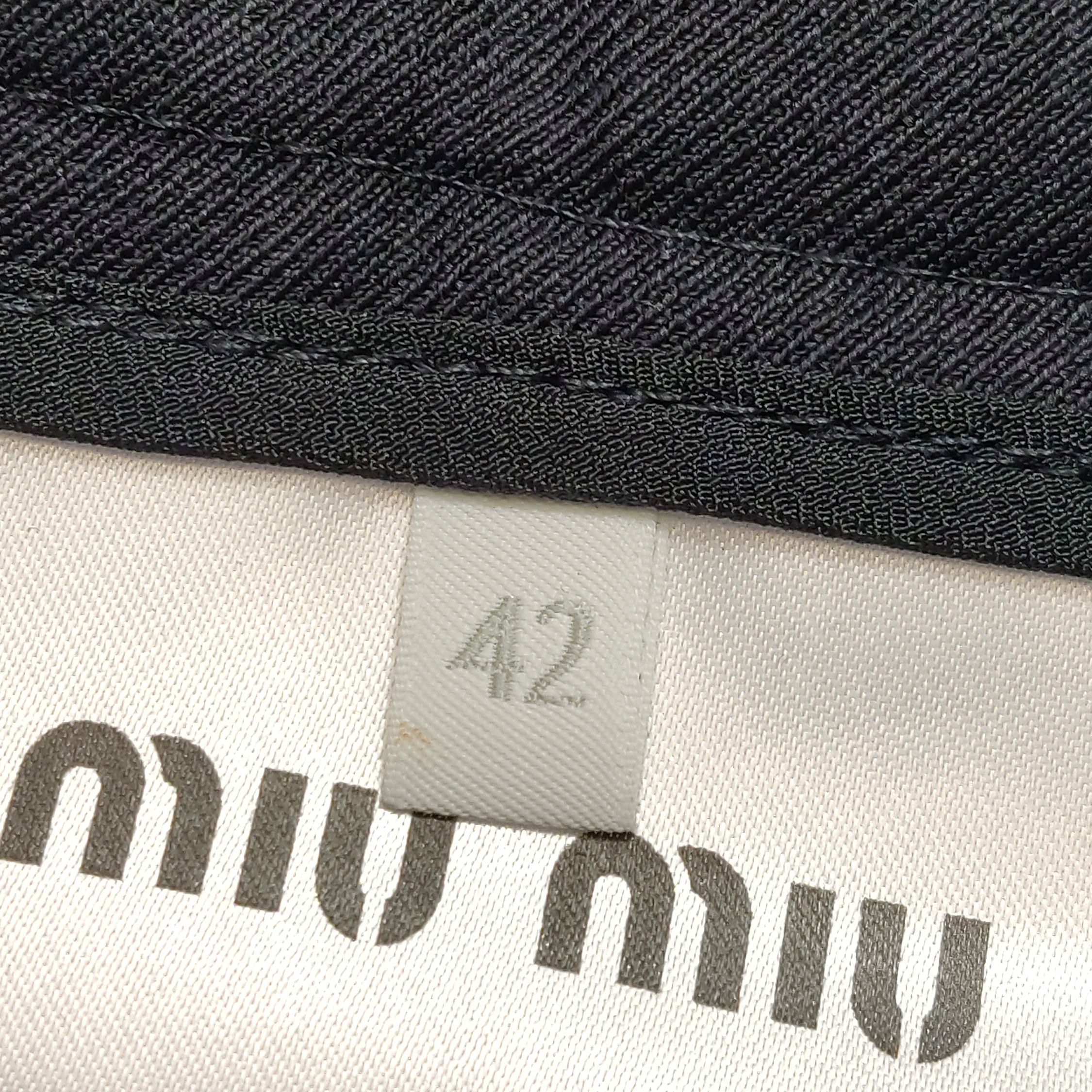 Miu Miu Miu Miu Wool Midi Skirt Size 42 Size 28" / US 6 / IT 42 - 8 Thumbnail