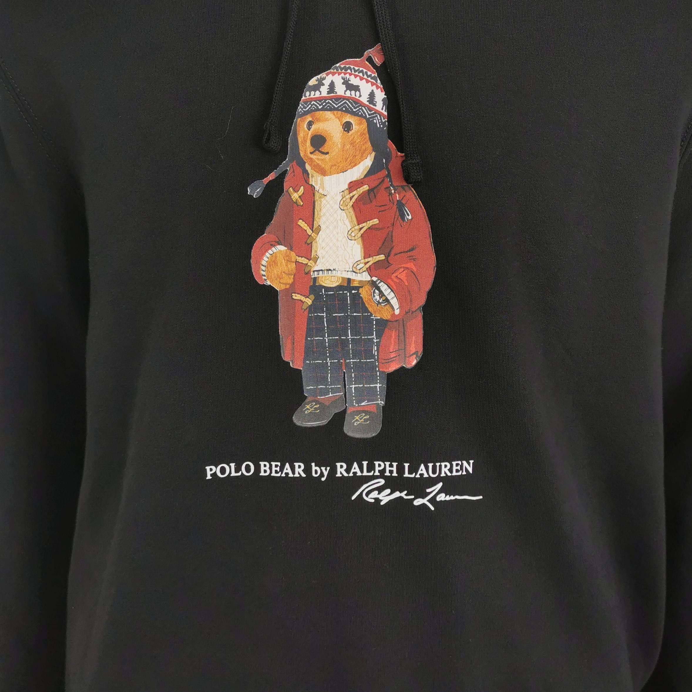 Polo Ralph Lauren Polo Ralph Lauren Bear Hoodie Size L Size US L / EU 52-54 / 3 - 3 Thumbnail