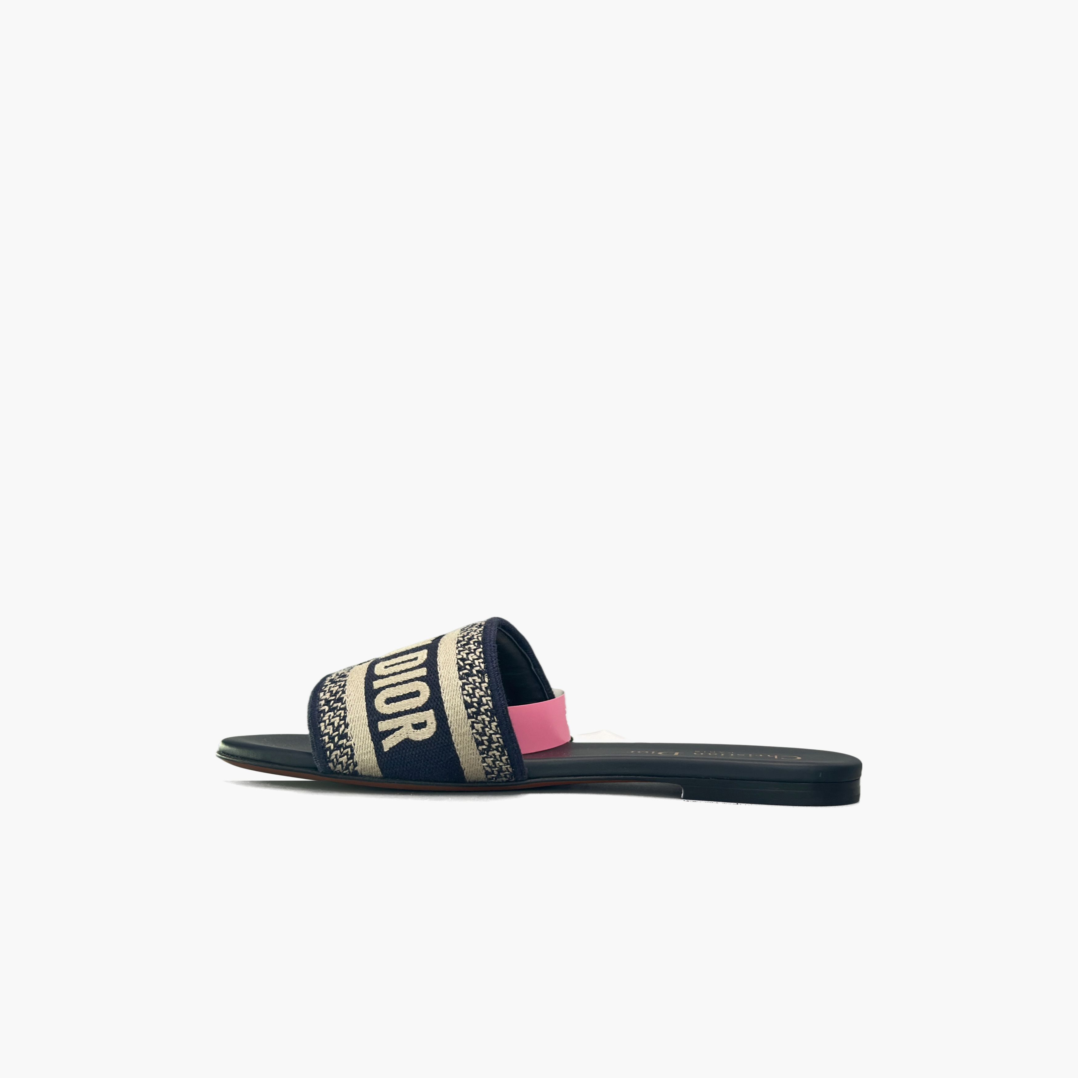 Dior Dior Dway Embroidered Slide Sandals Size 34 Size US 4 / IT 34 - 3 Thumbnail