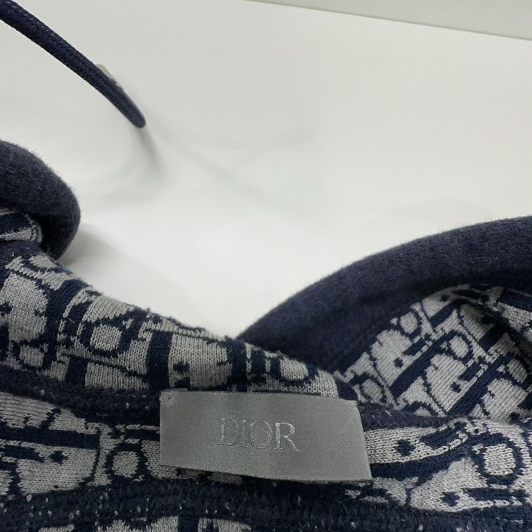 Dior Dior Oblique Lining Zip Hoodie Size XL Size US XL / EU 56 / 4 - 3 Thumbnail
