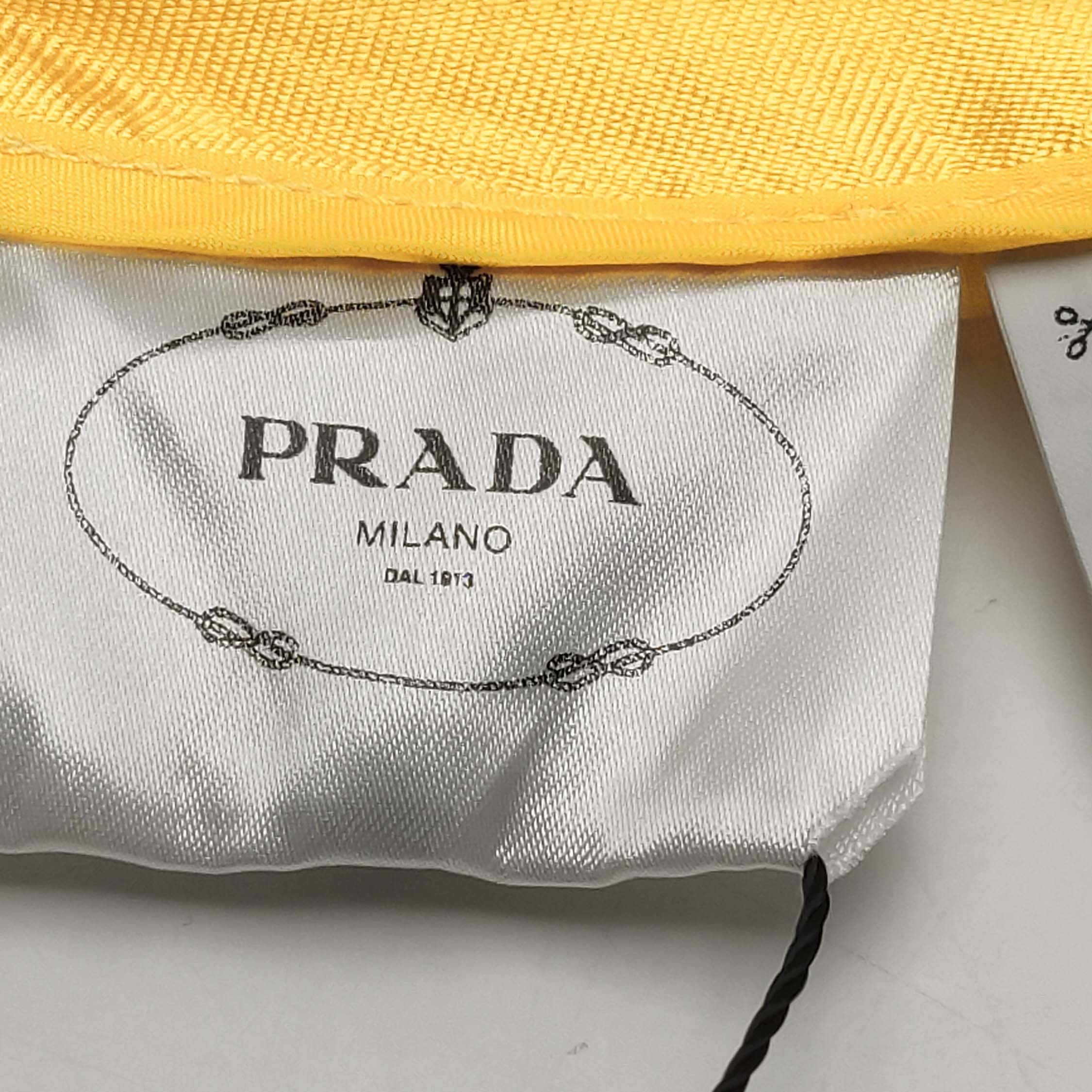 Prada Prada Yellow Belted Mini Skirt Size 42 Size 28" / US 6 / IT 42 - 8 Thumbnail