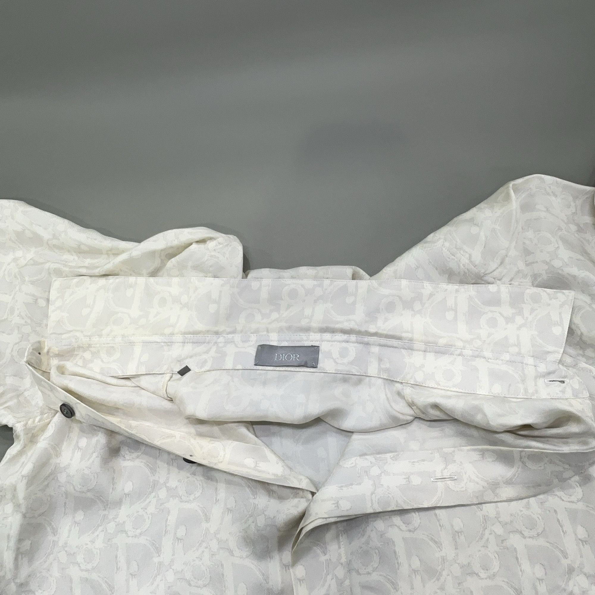 Dior Dior Oblique Silk Shirt Size S Size US S / EU 44-46 / 1 - 5 Thumbnail