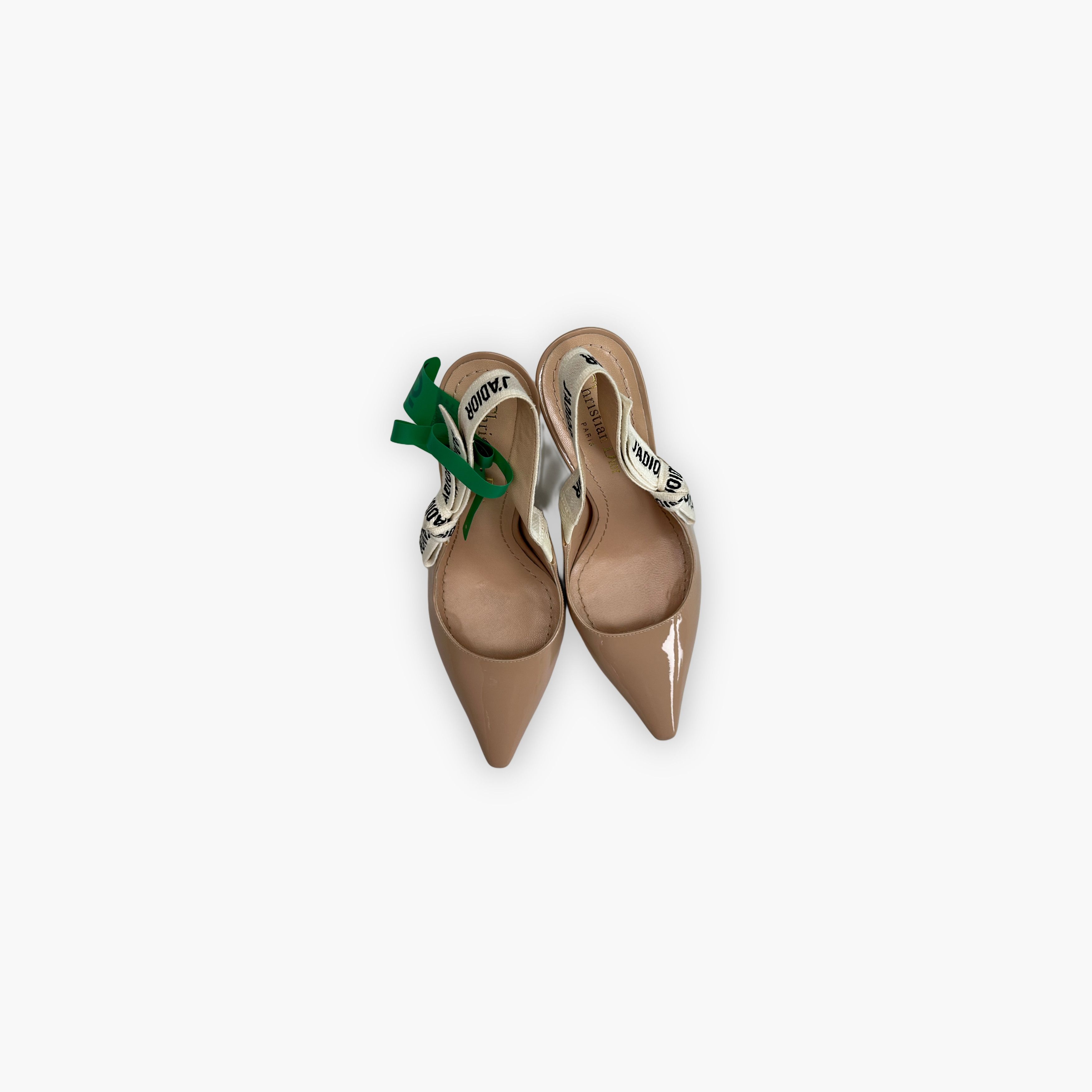 Dior Dior J'Adior Patent Leather Slingback Pumps Size 35.5 Size US 5.5 / IT 35.5 - 9 Thumbnail