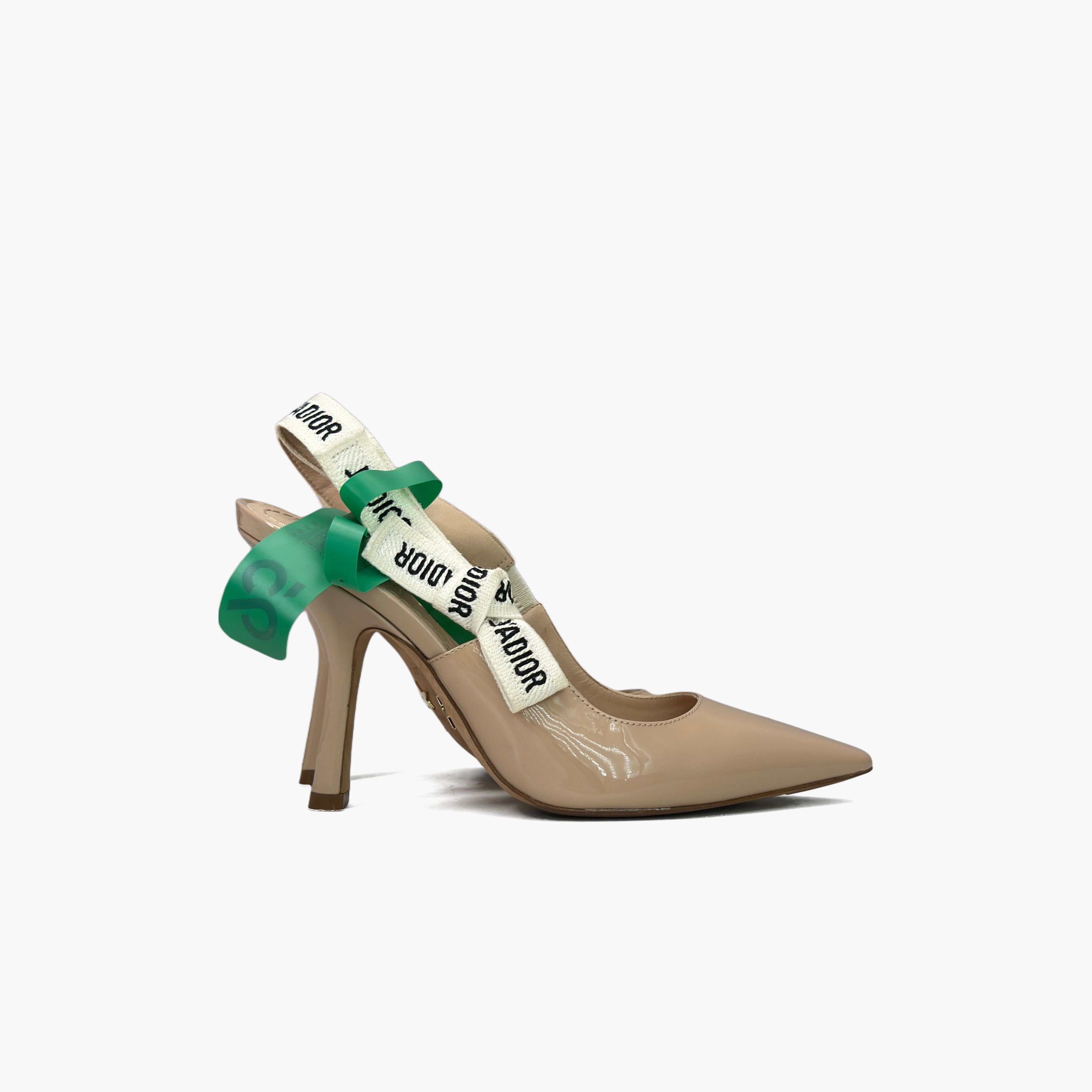 Dior Dior J'Adior Patent Leather Slingback Pumps Size 35.5 Size US 5.5 / IT 35.5 - 4 Thumbnail
