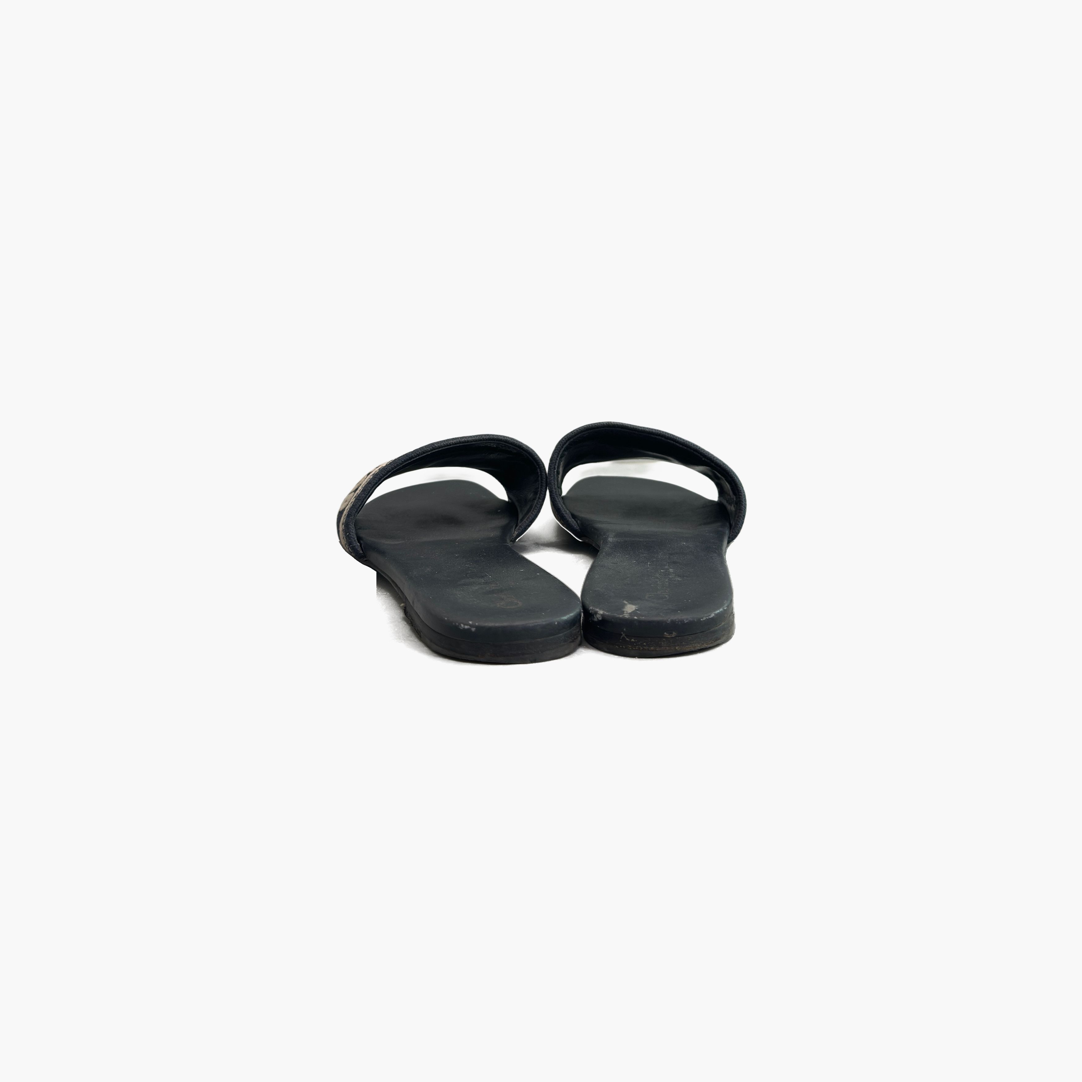 Dior Dior Dway Embroidered Slides Size 40 Size US 10 / IT 40 - 6 Thumbnail