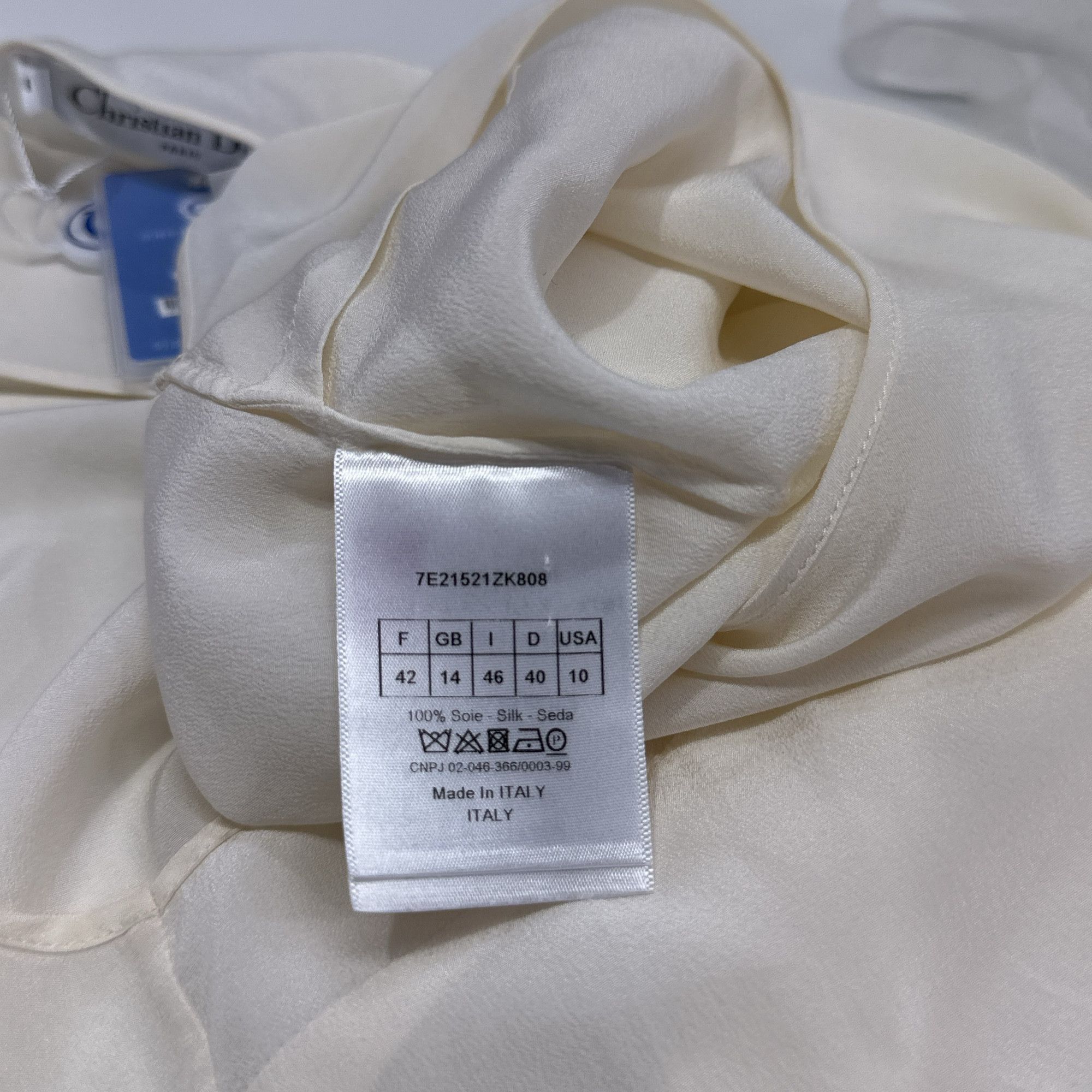 Christian Dior Monsieur Christian Dior Embroidered Silk Tank Top Size 42 Size M / US 6-8 / IT 42-44 - 4 Thumbnail