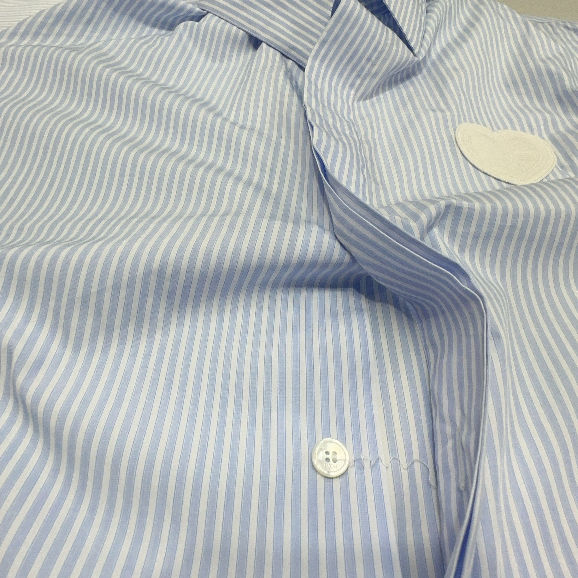 Dior Dior Striped Button Up Shirt Size M Size US XXS / EU 40 - 7 Thumbnail