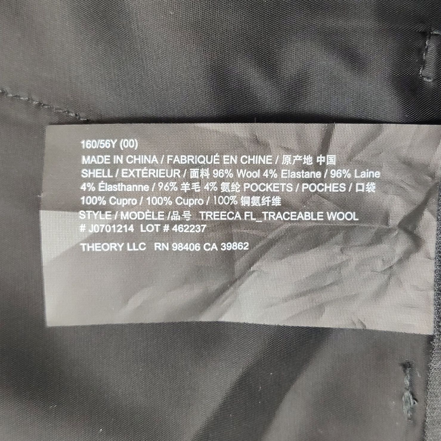Theory Theory Wool Blend Pants Size 00 Size 25" / US 0 / IT 36 - 7 Thumbnail