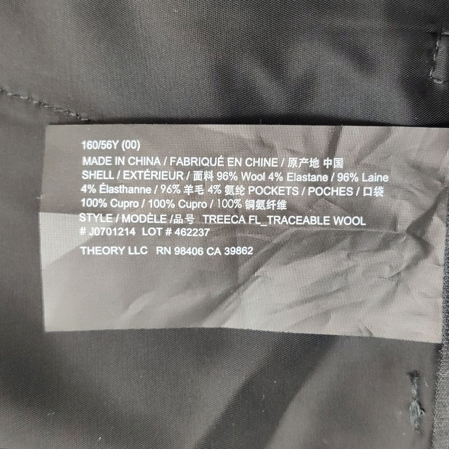 Theory Theory Wool Blend Pants Size 00 Size 25" / US 0 / IT 36 - 8 Thumbnail