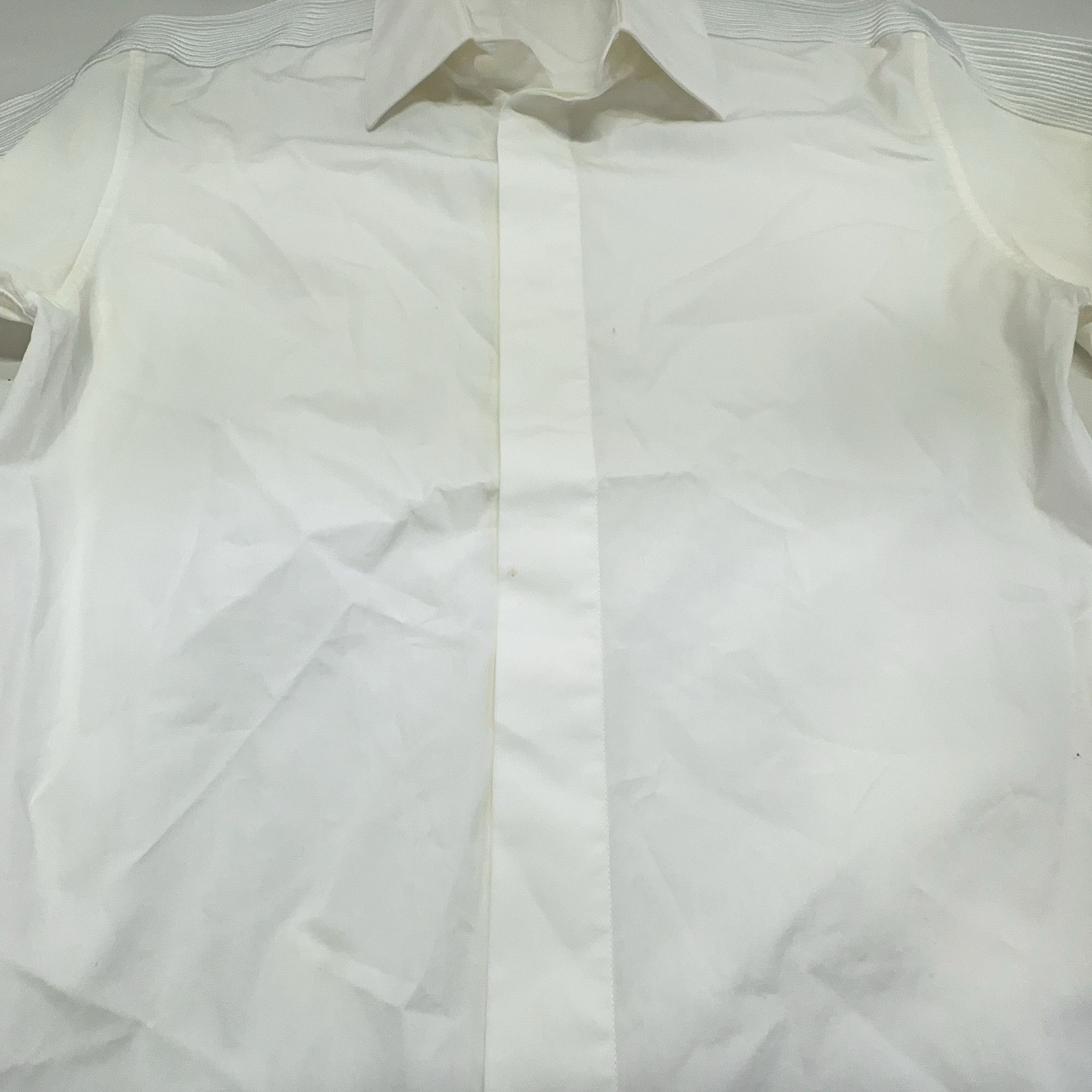 Dior Dior Ribbed Shoulder Button Up Shirt Size 37 Size US S / EU 44-46 / 1 - 9 Thumbnail