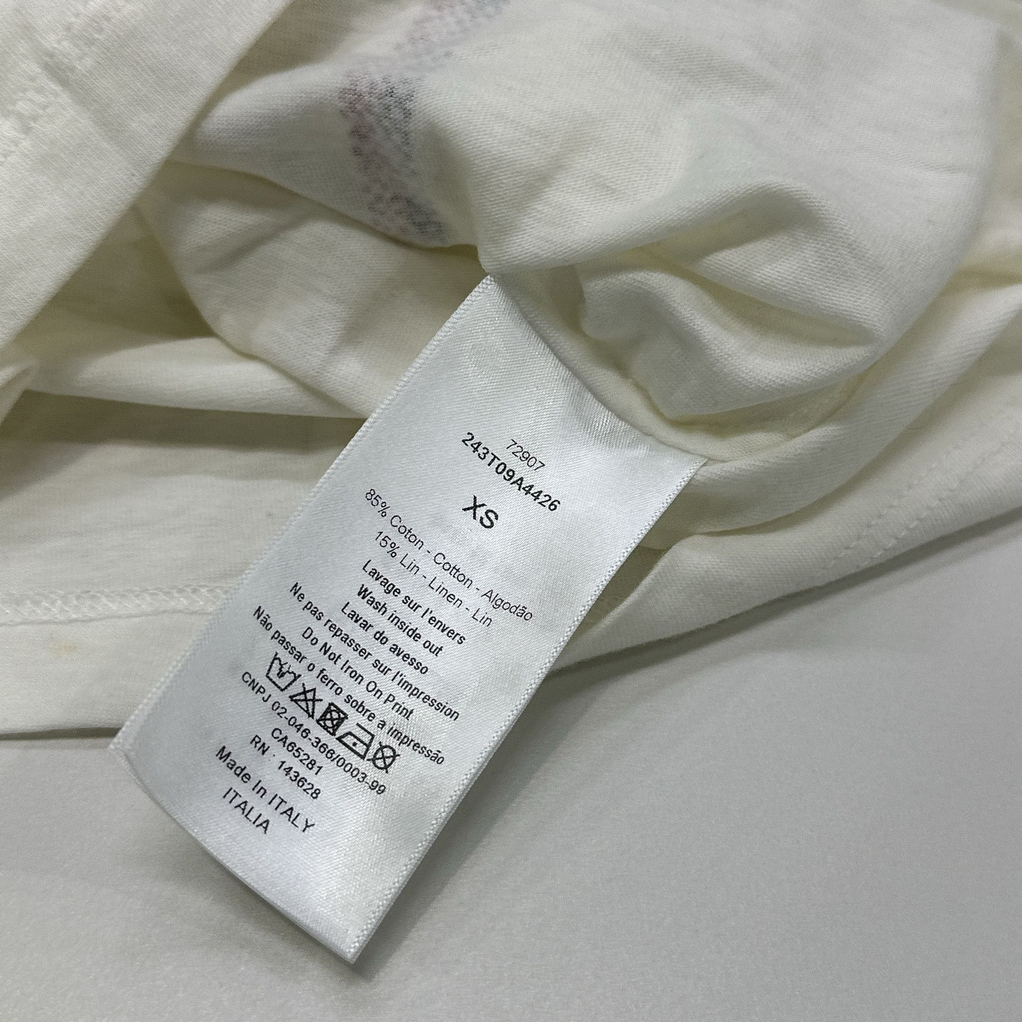 Dior Dior Bee Logo Short Sleeve T-Shirt Size XS Size XS / US 0-2 / IT 36-38 - 3 Thumbnail