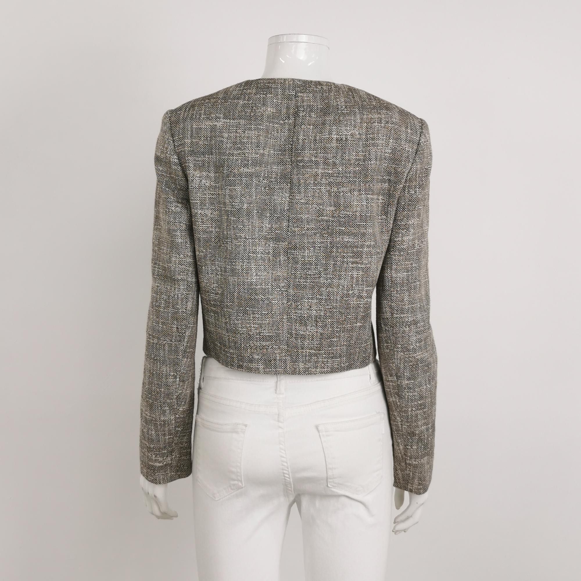 Theory Theory Tweed Canvas Jacket Size 0 Size XS / US 0-2 / IT 36-38 - 2 Thumbnail