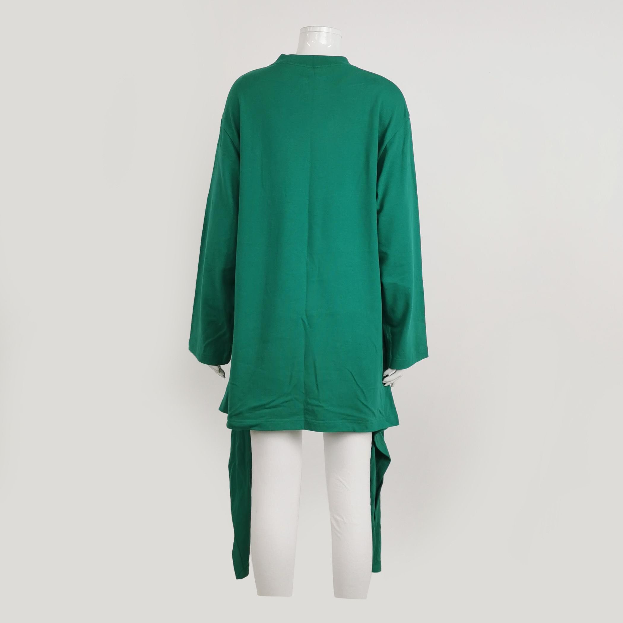 Balenciaga Balenciaga Green Long Sleeve T-Shirt Size L Size US L / EU 52-54 / 3 - 2 Thumbnail