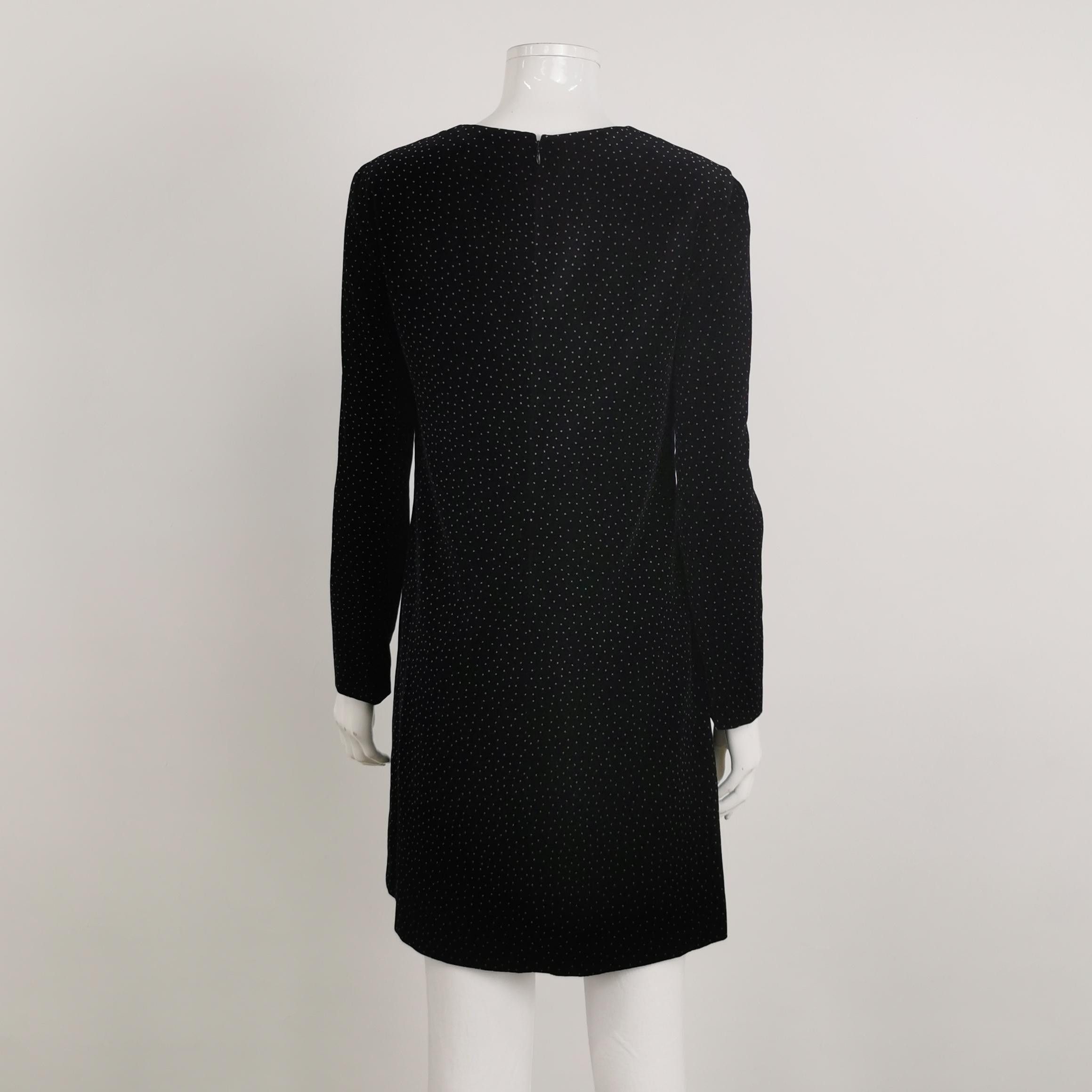 Theory Theory Dot Velvet Mini Dress Size 2 Size XS / US 0-2 / IT 36-38 - 2 Thumbnail