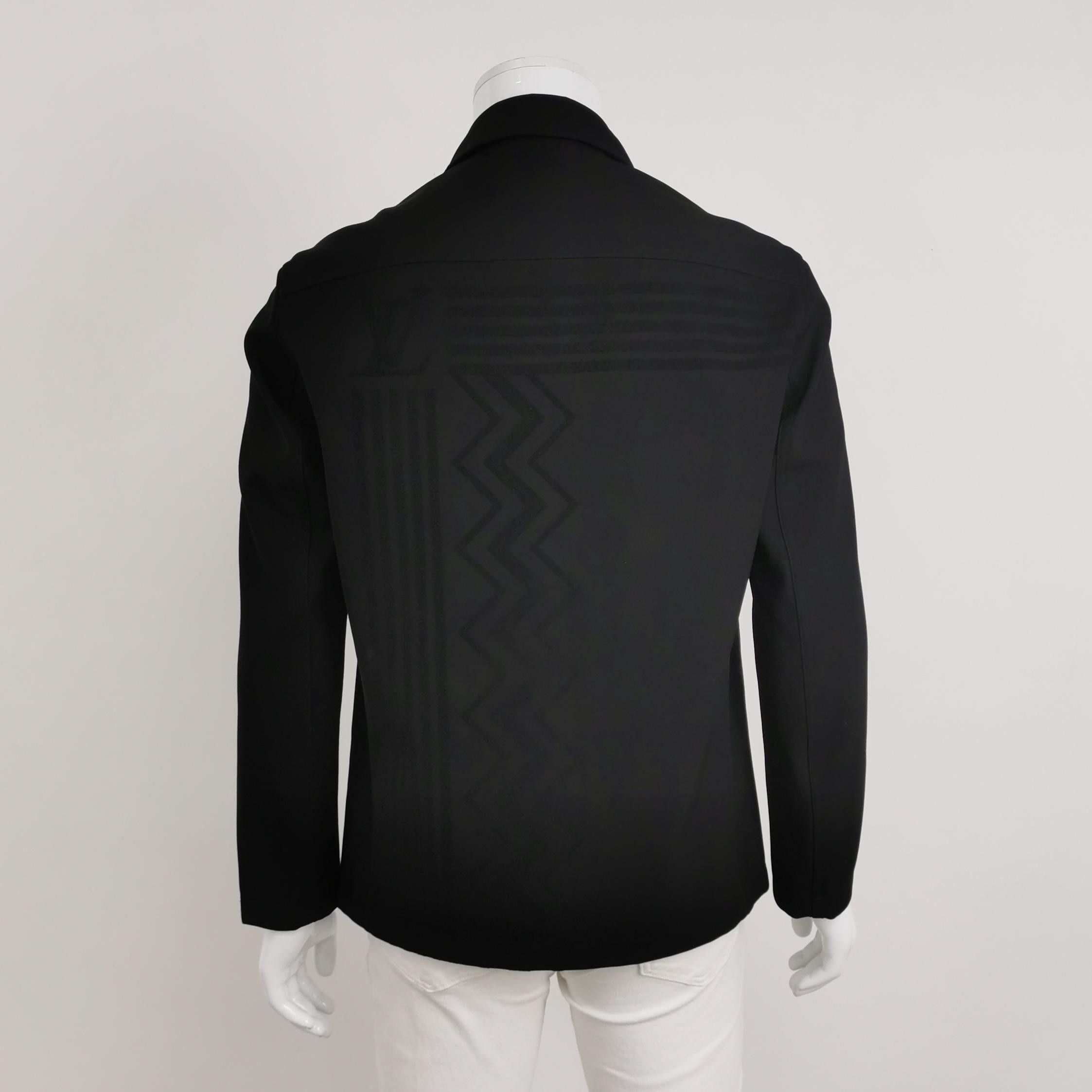 Louis Vuitton Louis Vuitton Jacquard Logo Shirt Jacket Size 48 Size US M / EU 48-50 / 2 - 2 Thumbnail