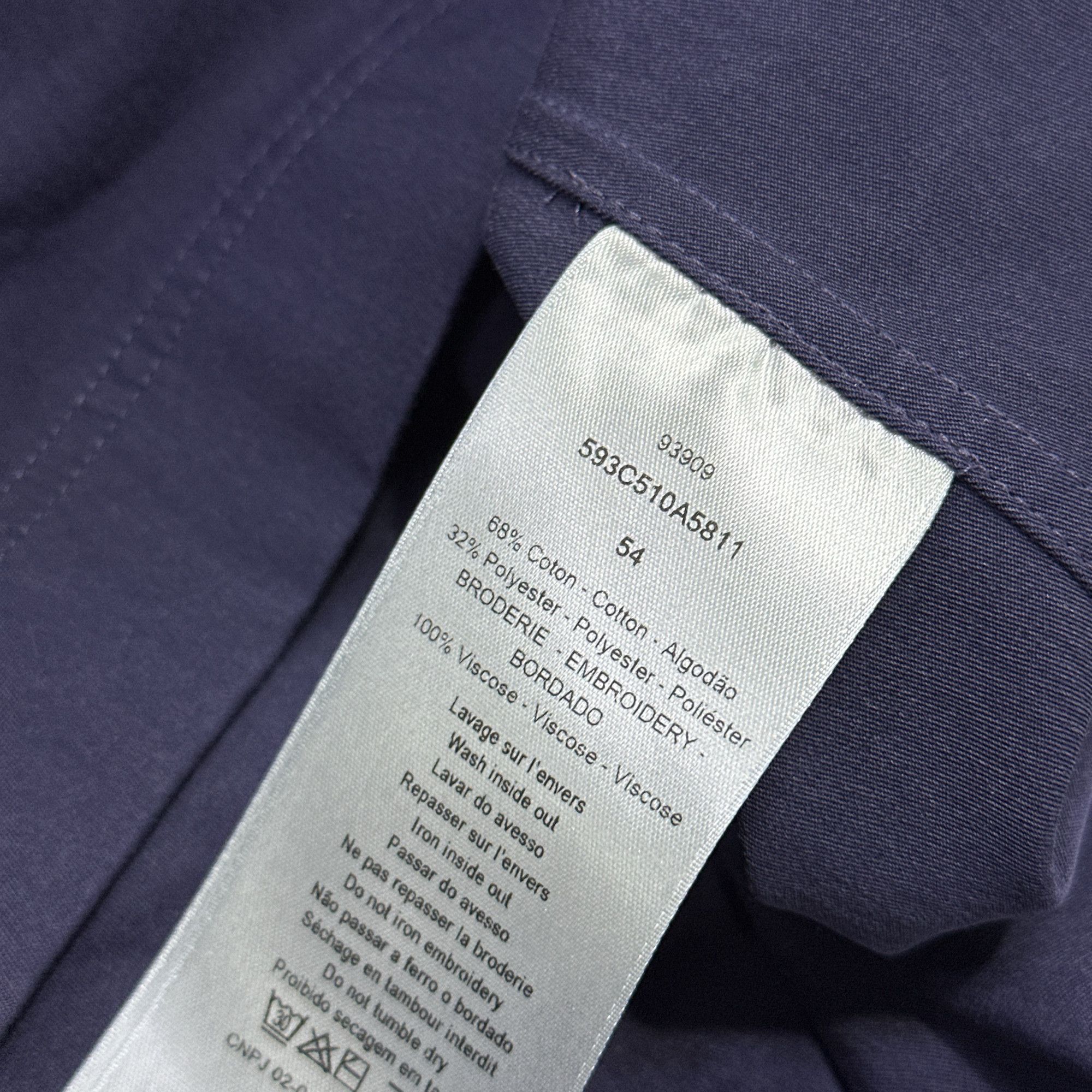 Dior Dior CD Diamond Polo Shirt Size 54 Size US L / EU 52-54 / 3 - 3 Thumbnail