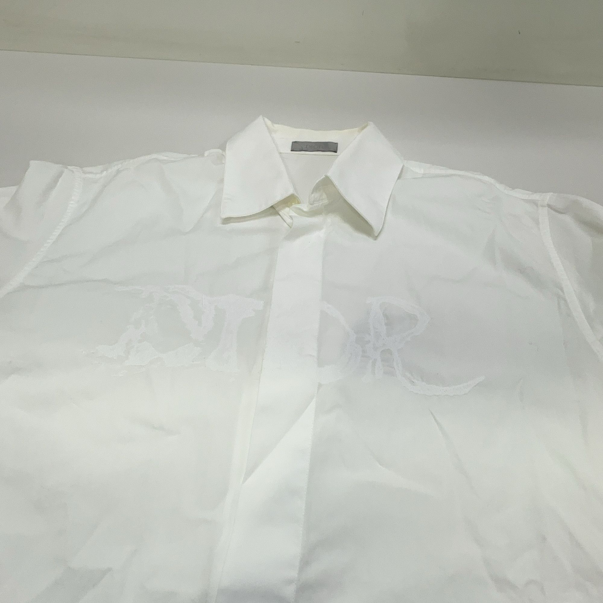 Dior Dior Logo Embroidered Button Up Shirt Size S Size US S / EU 44-46 / 1 - 6 Thumbnail