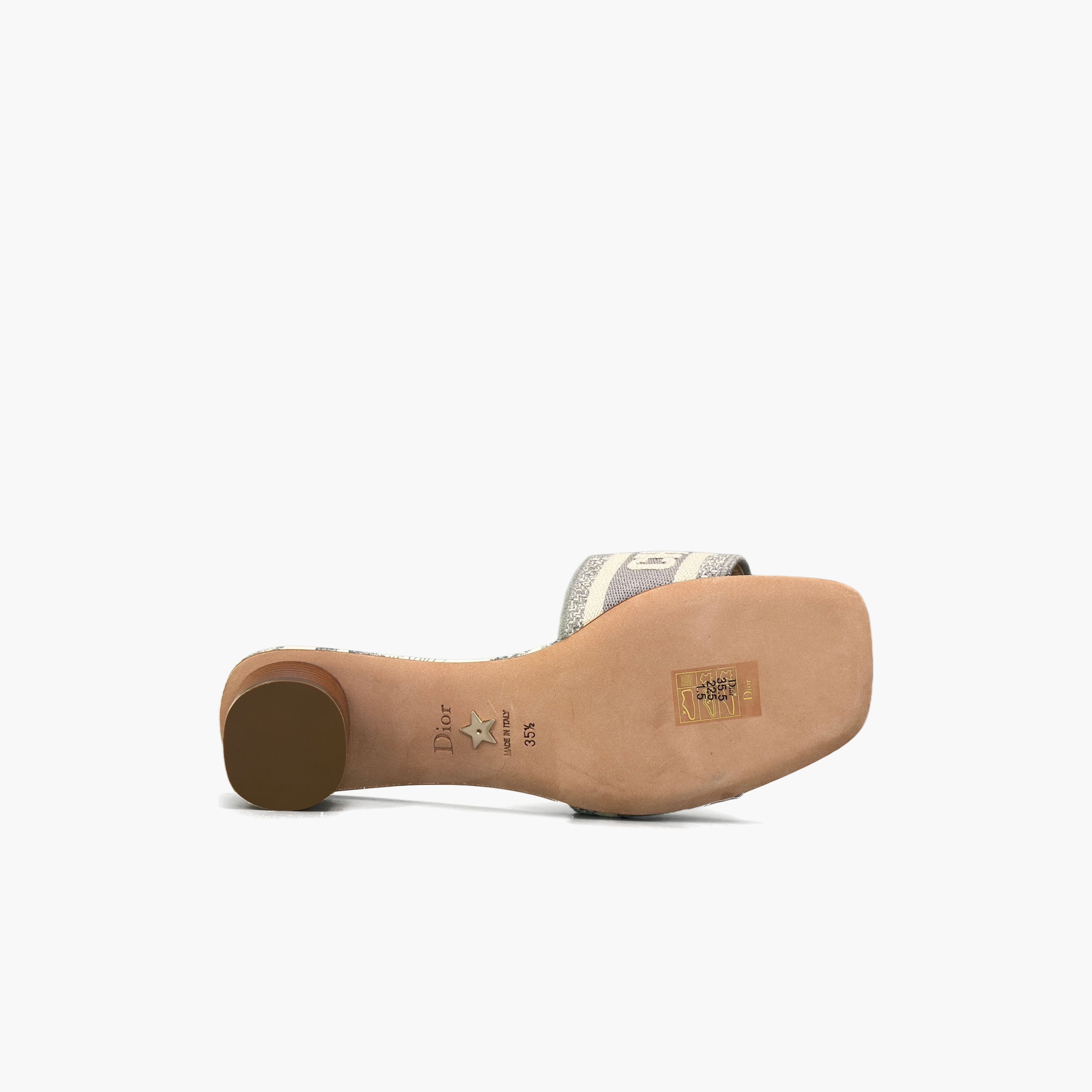 Dior Dior Dway Toile de Jouy Mules Size 35.5 Size US 5.5 / IT 35.5 - 7 Thumbnail