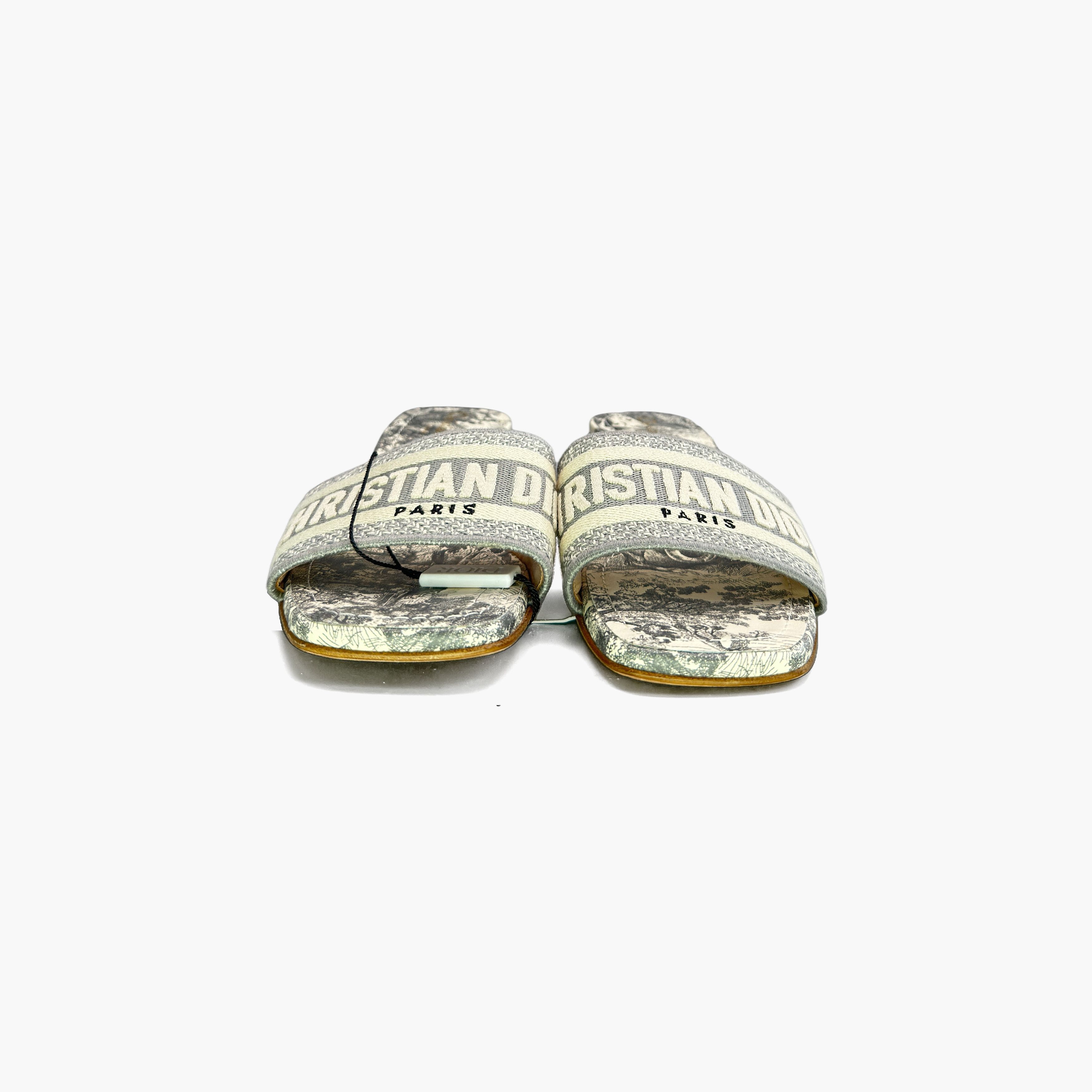 Dior Dior Dway Toile de Jouy Mules Size 35.5 Size US 5.5 / IT 35.5 - 5 Thumbnail
