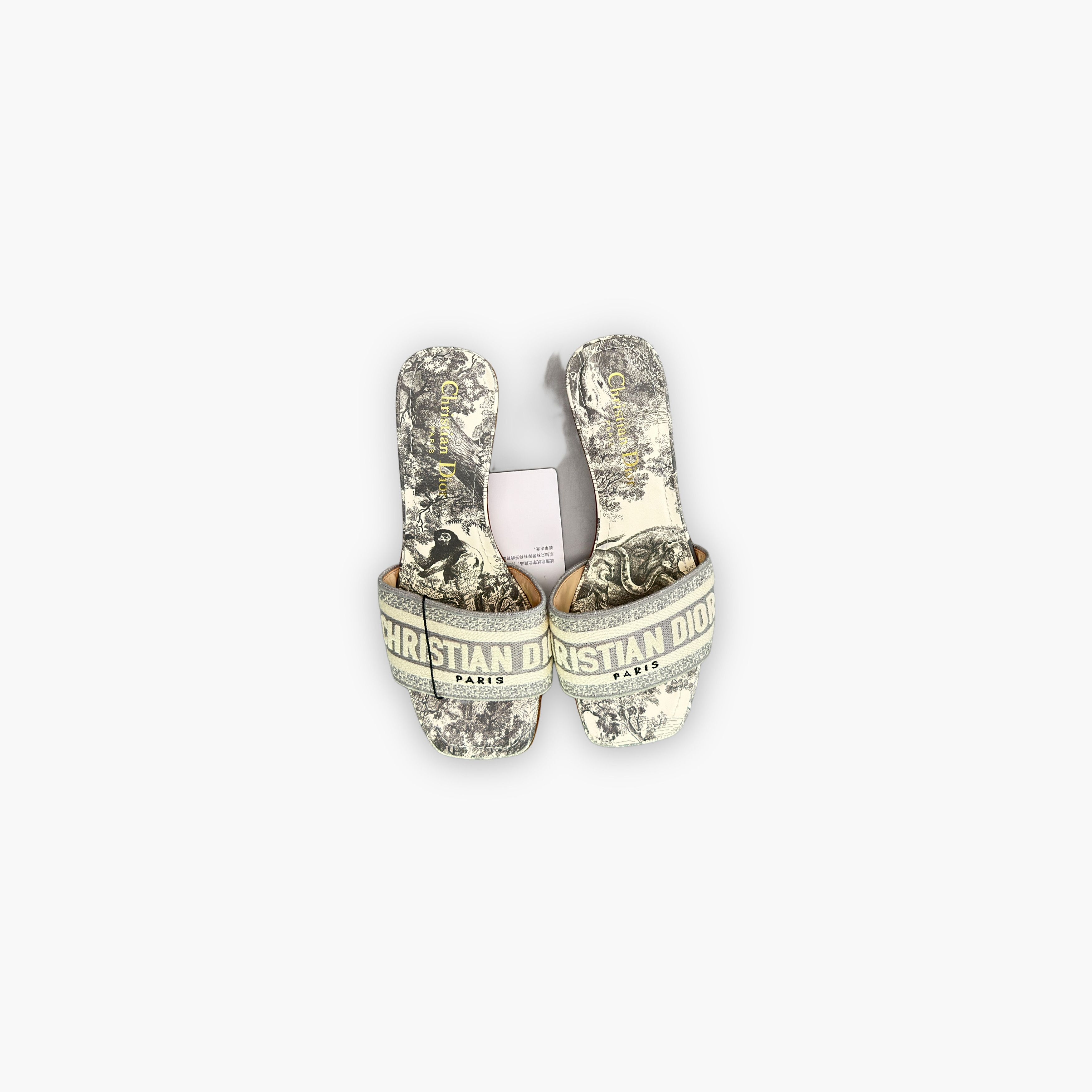 Dior Dior Dway Toile de Jouy Mules Size 35.5 Size US 5.5 / IT 35.5 - 9 Thumbnail