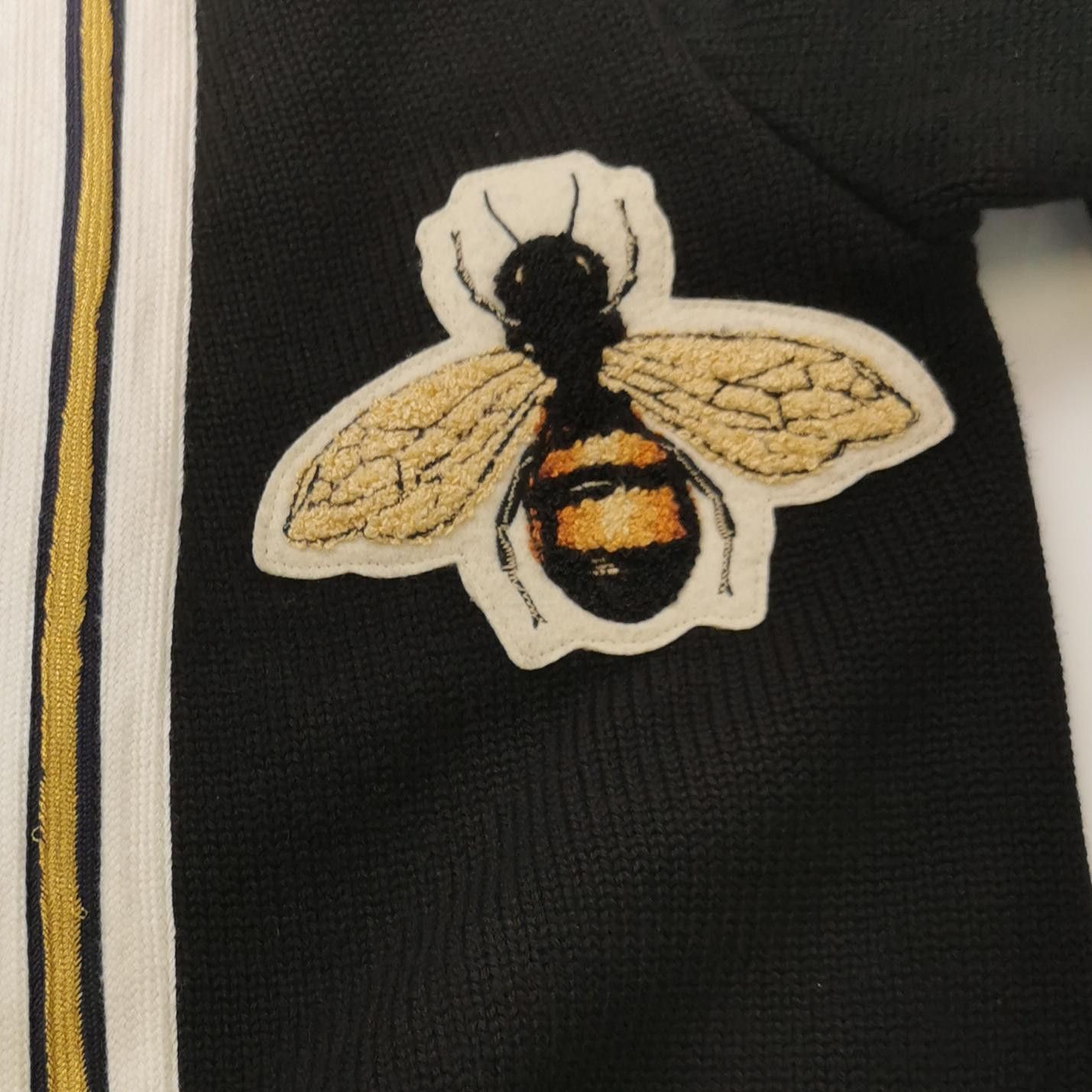 Gucci Gucci Bee Stripe V-Neck Cardigan Size XS Size US XS / EU 42 / 0 - 3 Thumbnail