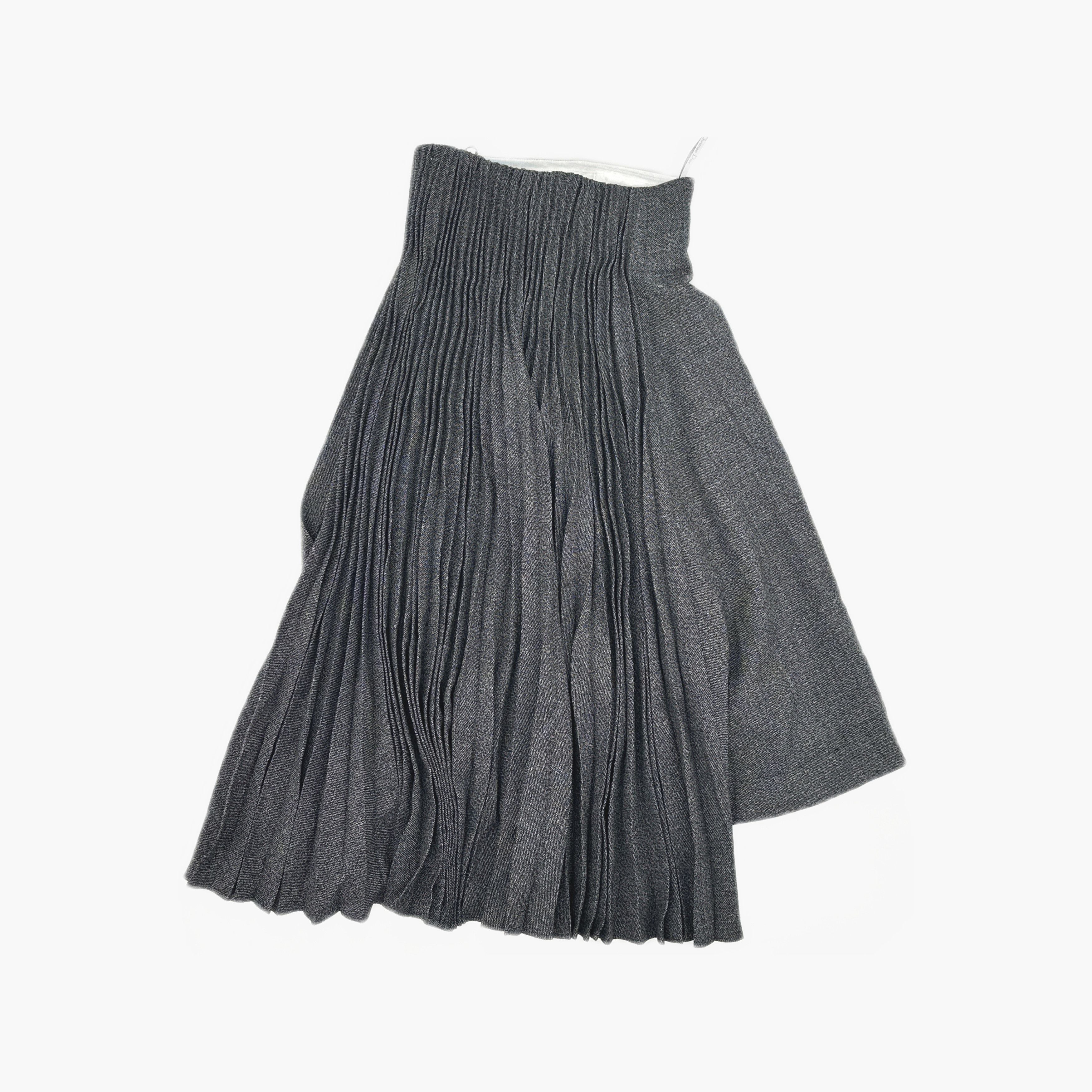 Christian Dior Monsieur Christian Dior Wool Pleated Skirt Size 38 Size 27" / US 4 / IT 40 - 2 Thumbnail