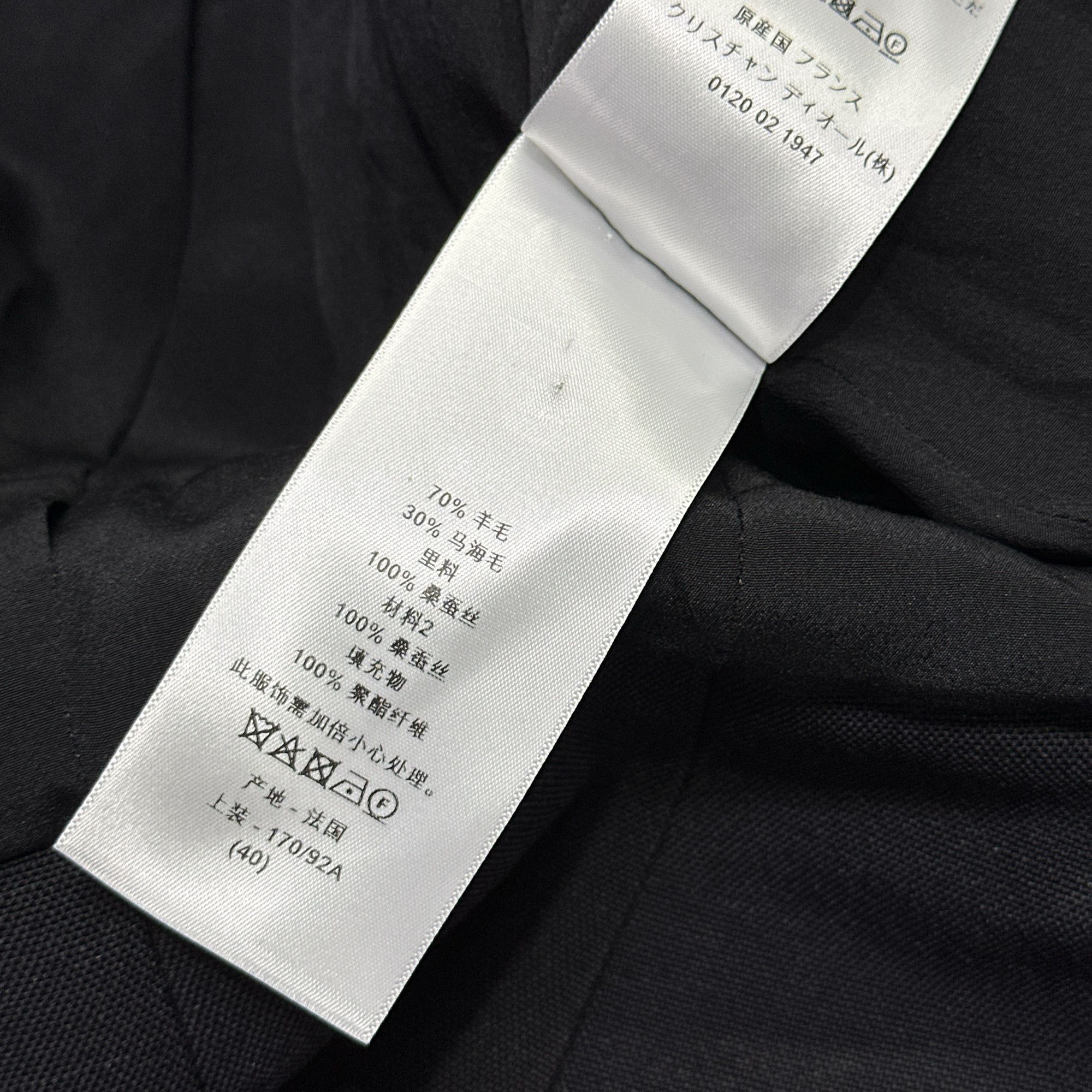 Christian Dior Monsieur Christian Dior Lace-Up Wool Blazer Size 40 Size M / US 6-8 / IT 42-44 - 5 Thumbnail