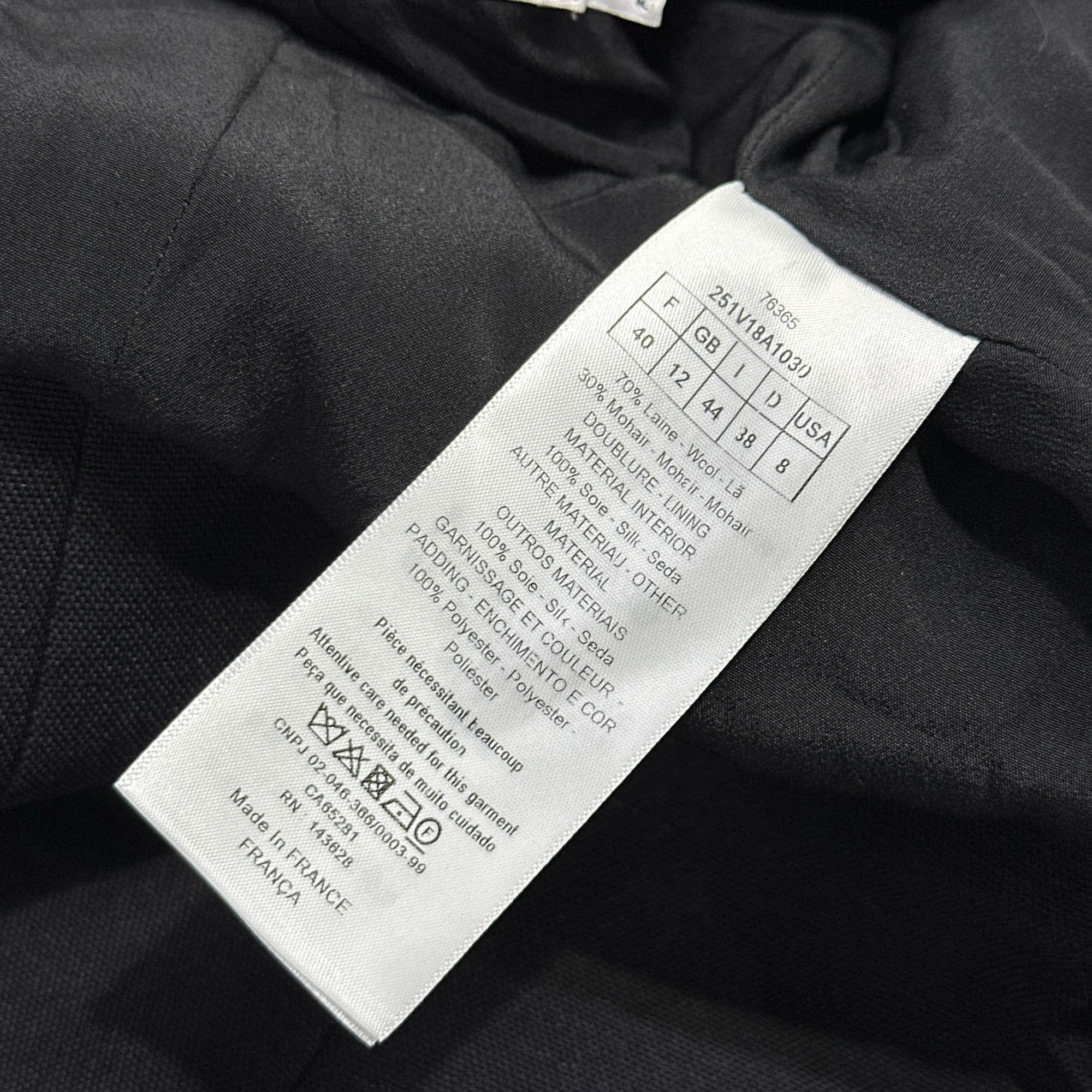 Christian Dior Monsieur Christian Dior Lace-Up Wool Blazer Size 40 Size M / US 6-8 / IT 42-44 - 3 Thumbnail