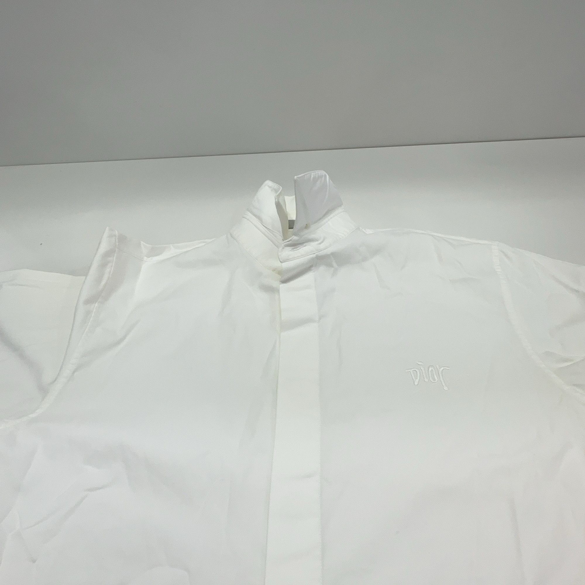 Dior Dior Logo Button Up Shirt White Size S Size US S / EU 44-46 / 1 - 6 Thumbnail