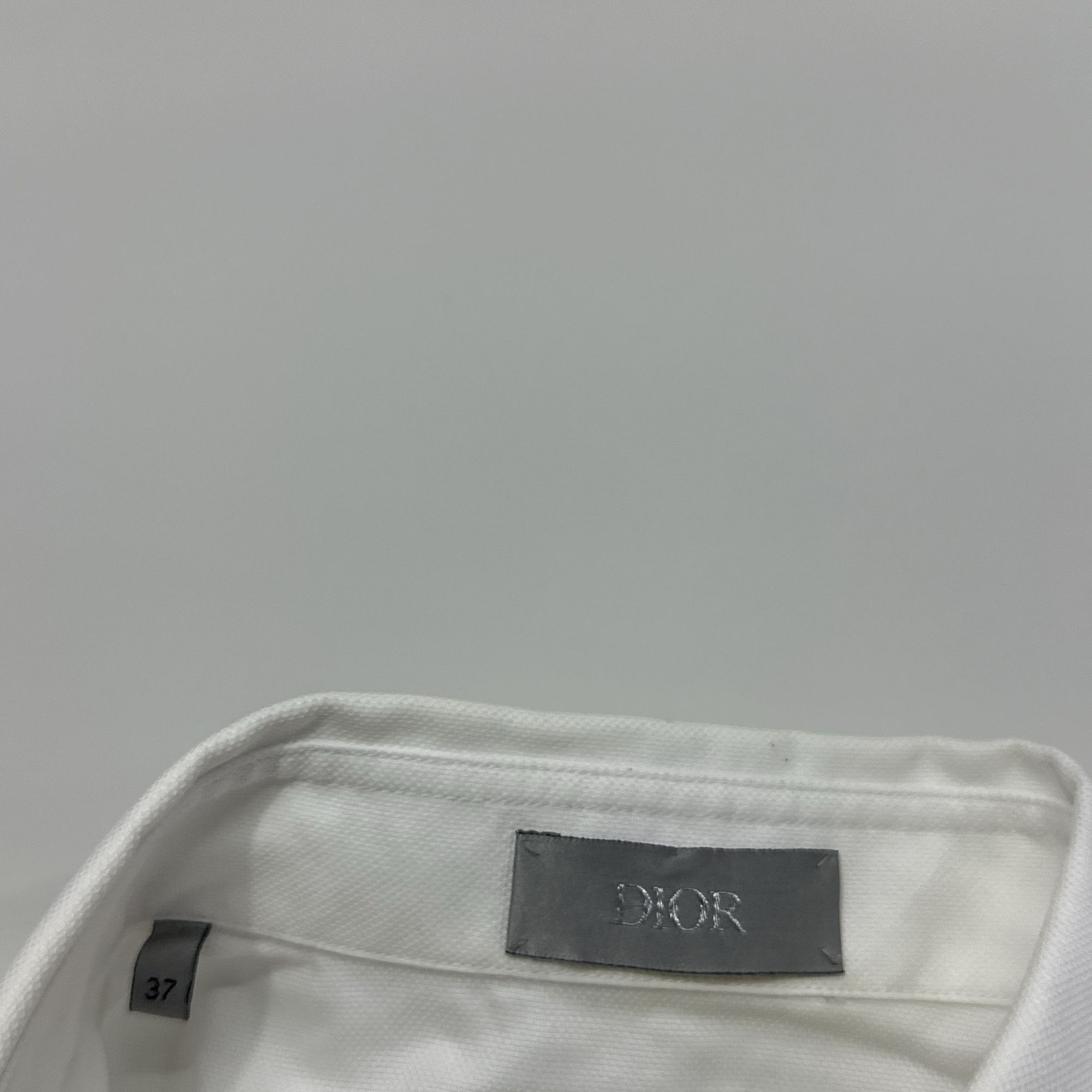 Dior Dior Logo Button Up Shirt White Size S Size US S / EU 44-46 / 1 - 4 Thumbnail